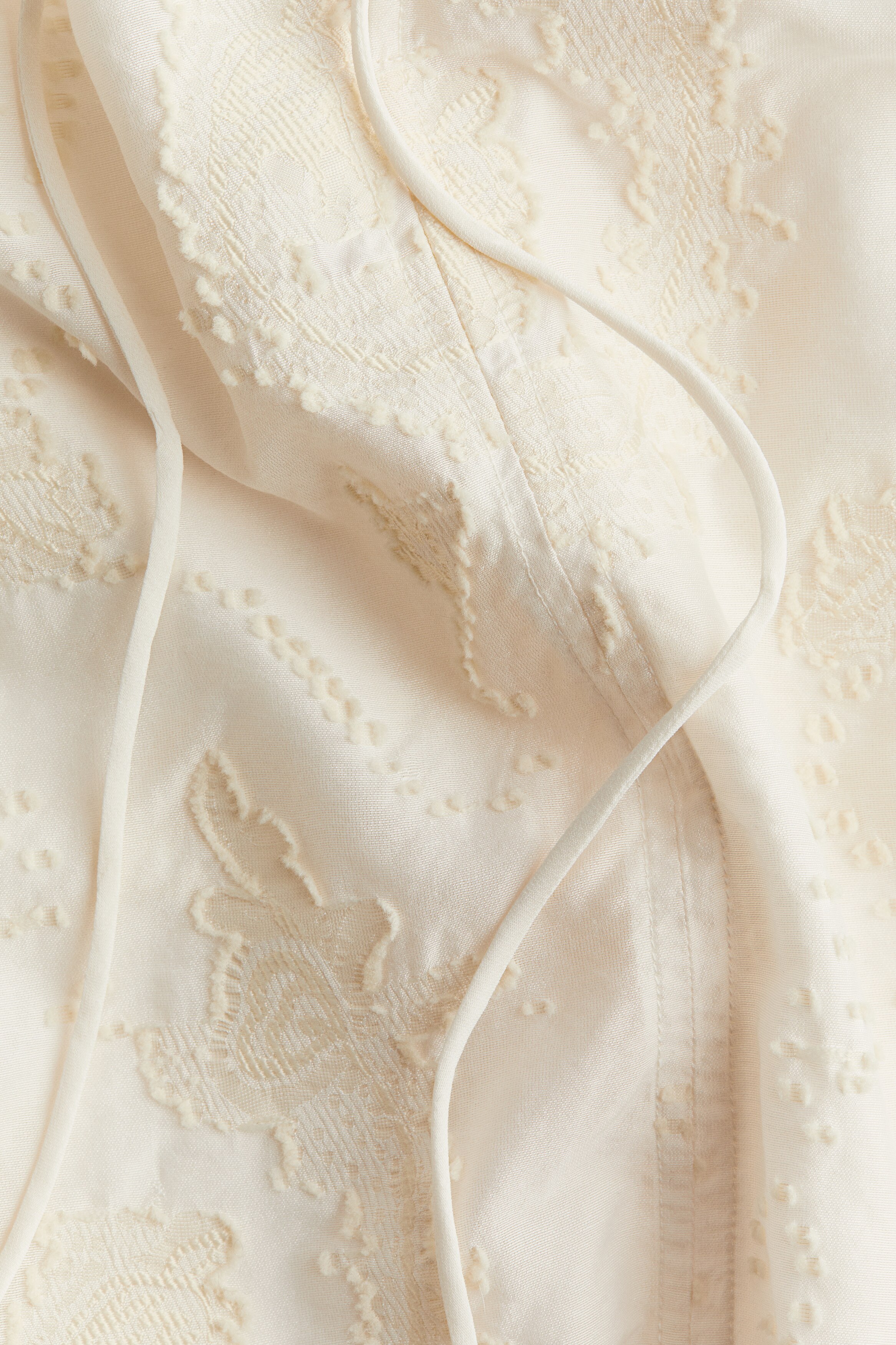 Jacquard-weave blouse