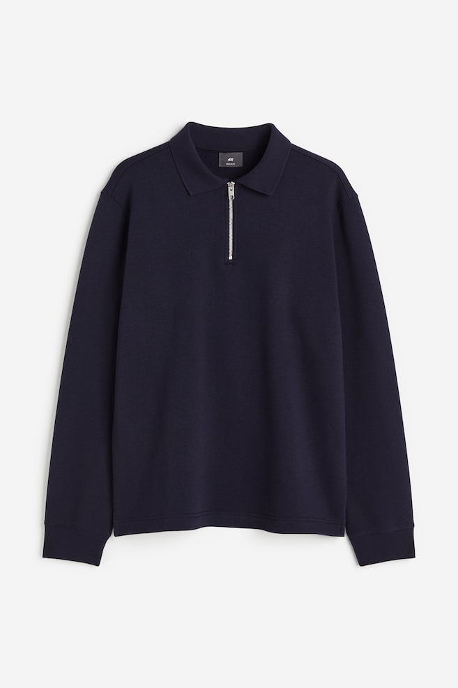 Regular Fit Polo shirt - Navy blue/Brown - 2