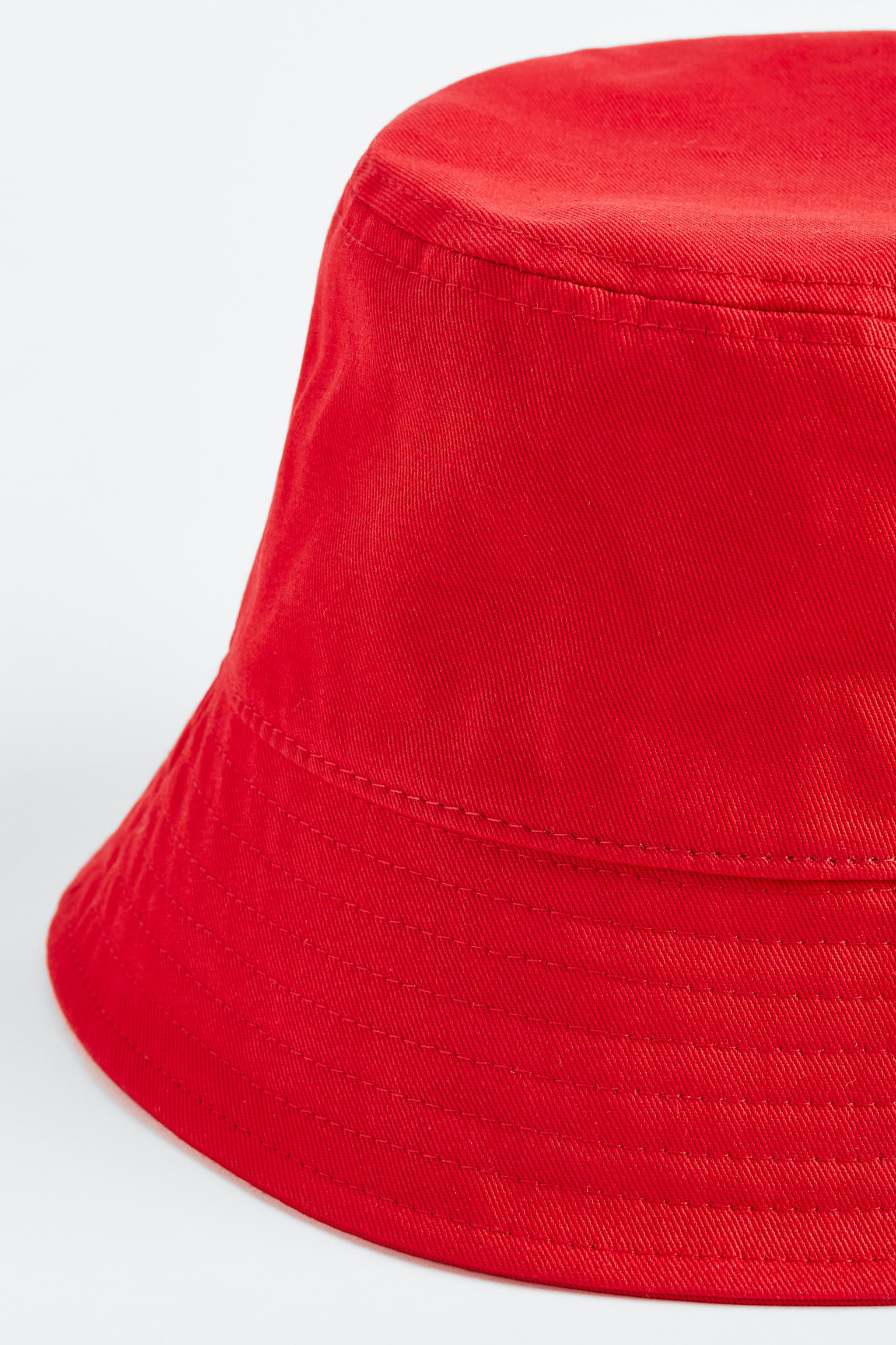 Cotton bucket hat - Red/Blue - 2