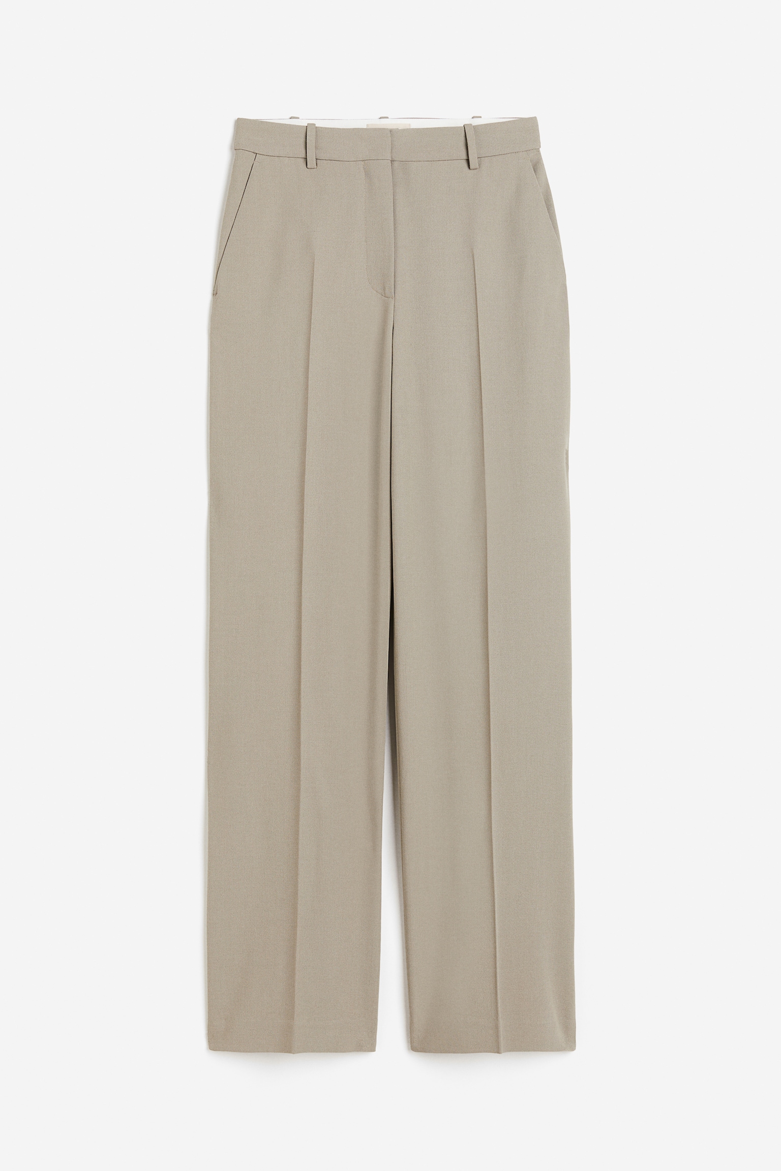 Tailored trousers - Greige/Dark grey/Black - 1