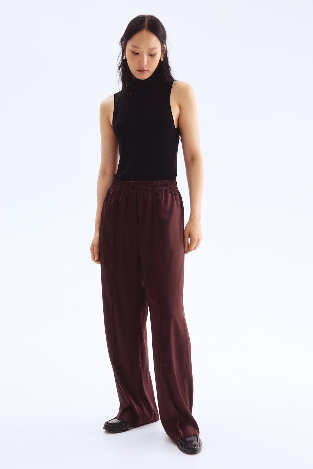 Wide Crease-Detail Pants - image 5