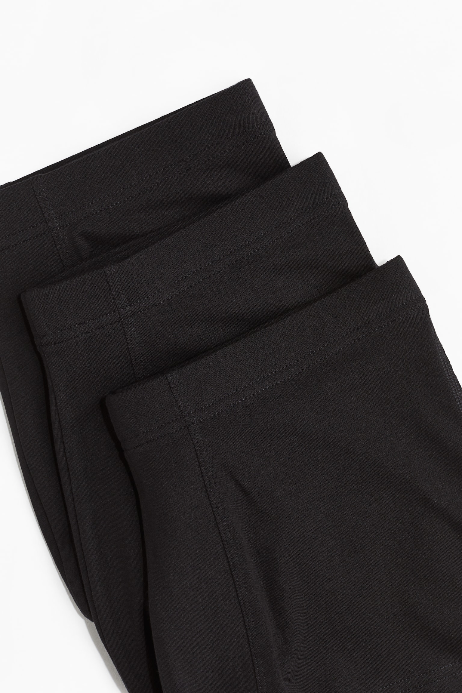 Мужские трусы H&M 5-pack Short Cotton Boxer Shorts, цвет: Чёрный — фото 5