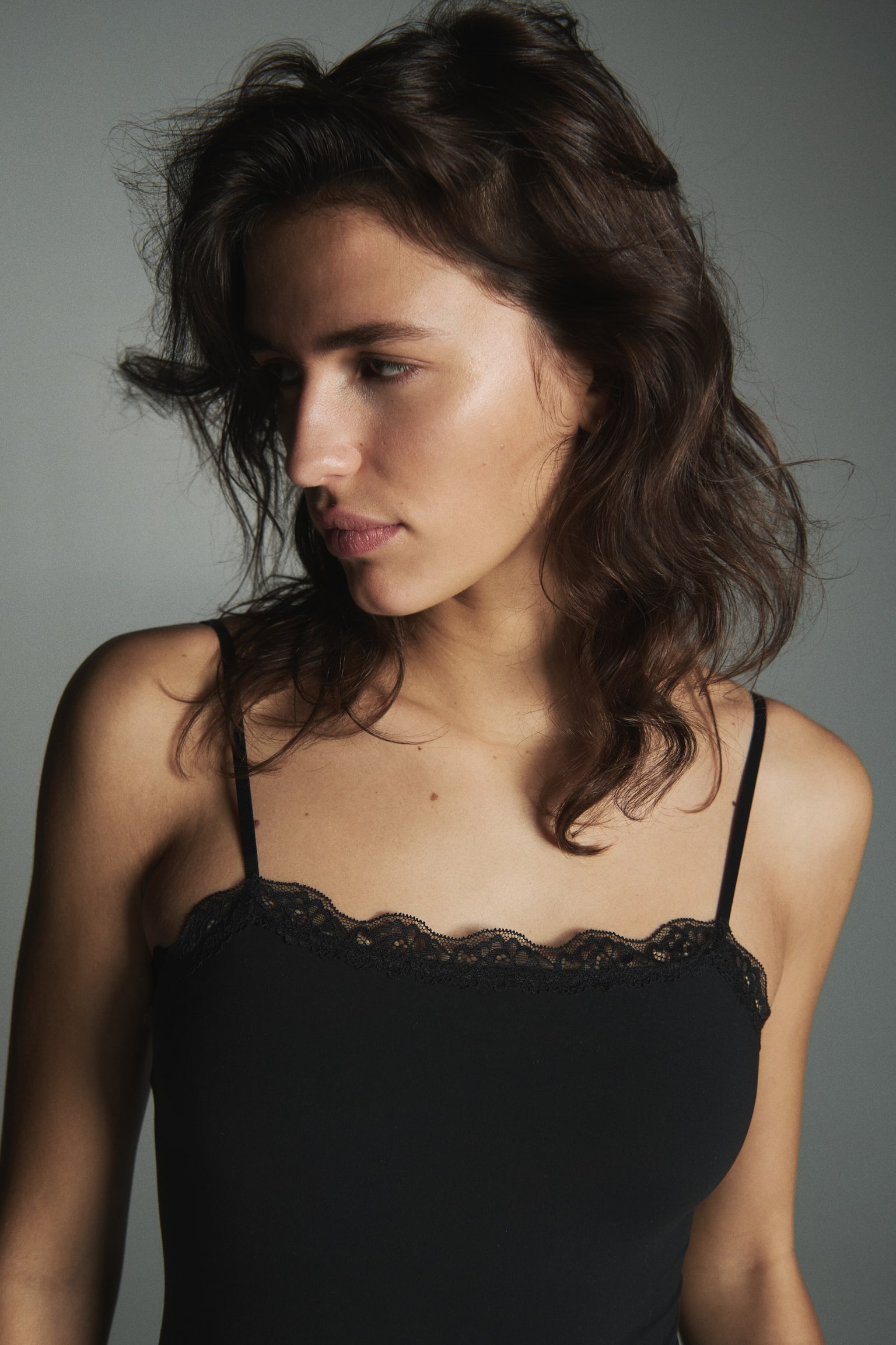 Padded Cup Microfibre Bodysuit - Black - 4