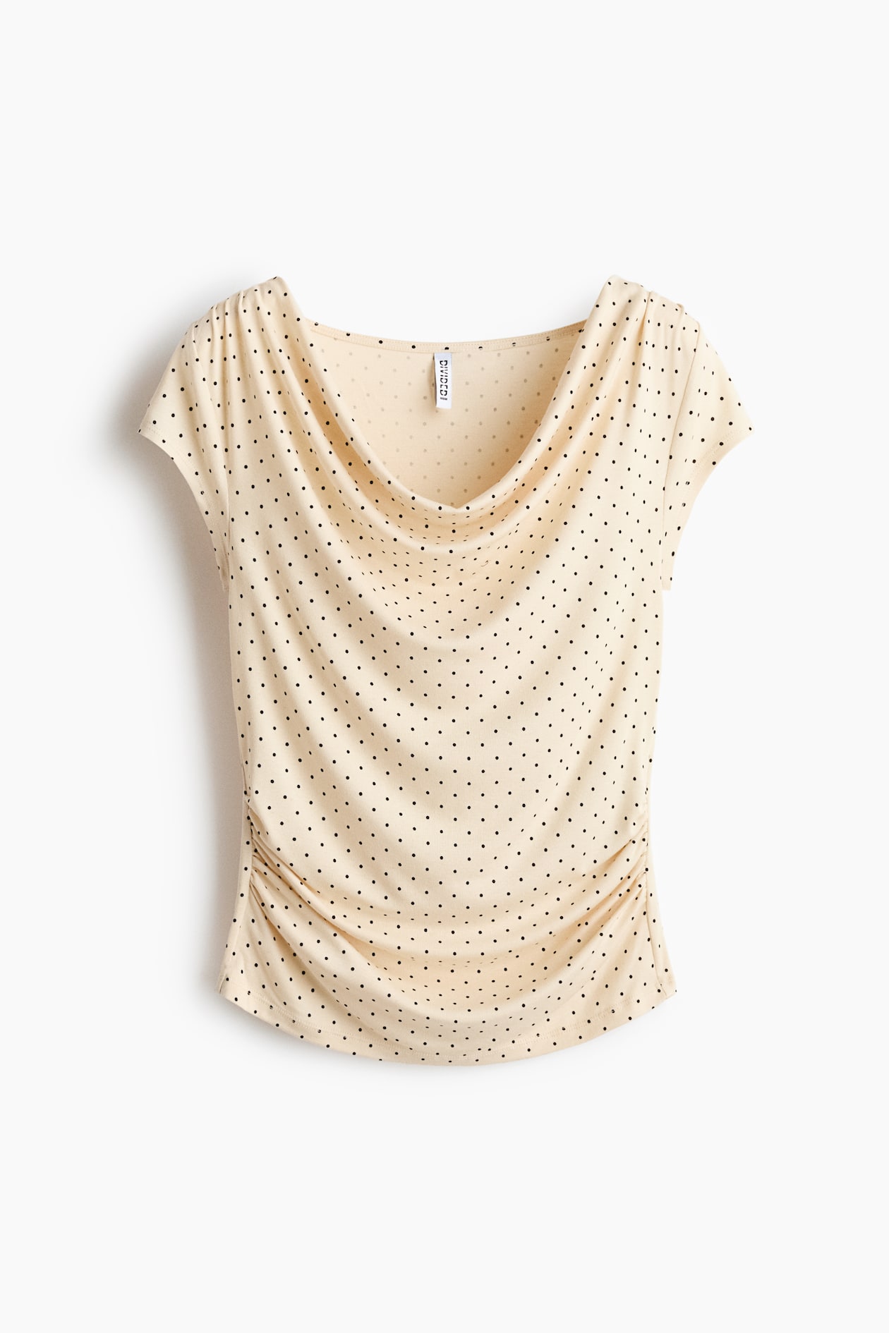 Draped Jersey Top