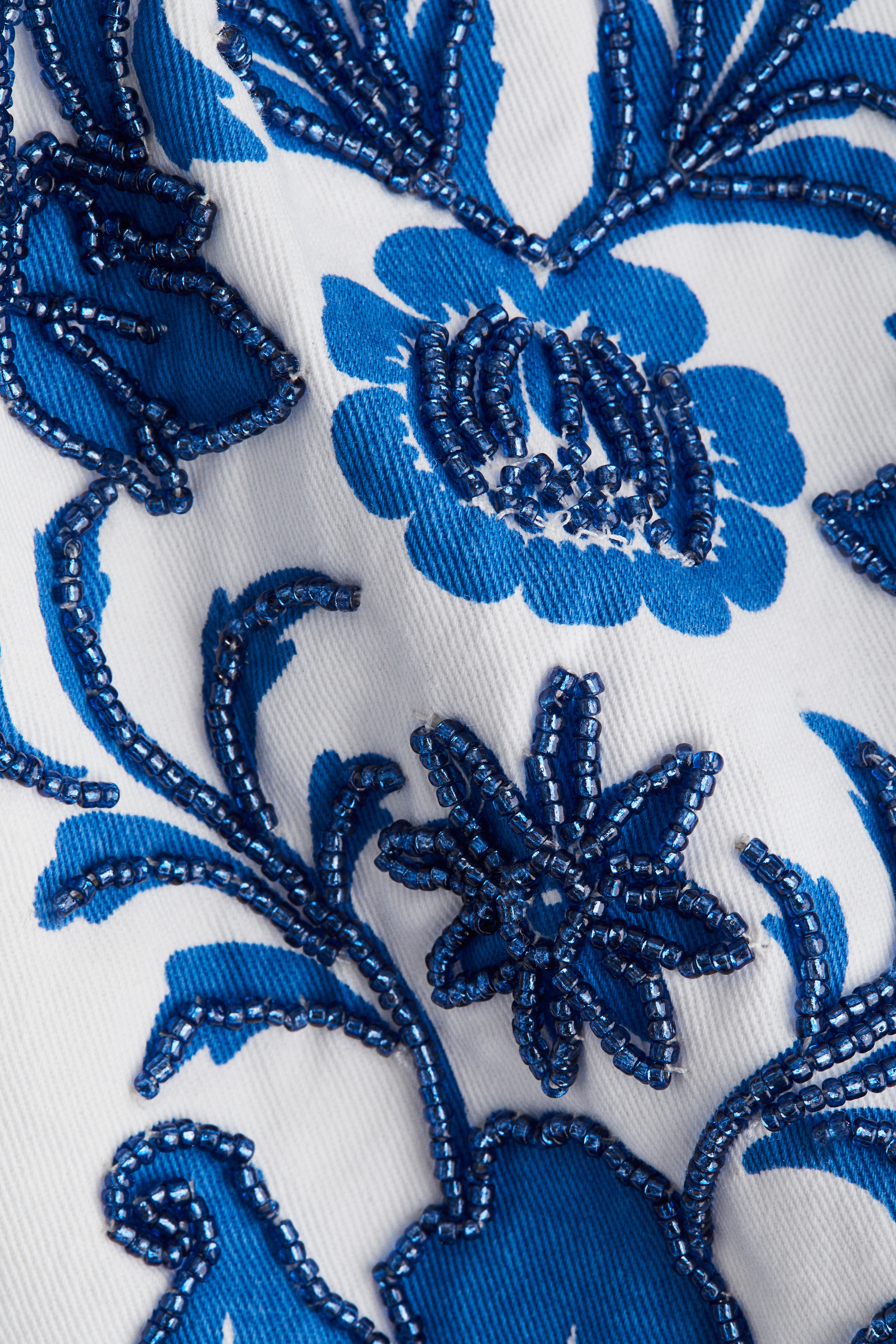 Bead-detail strappy top