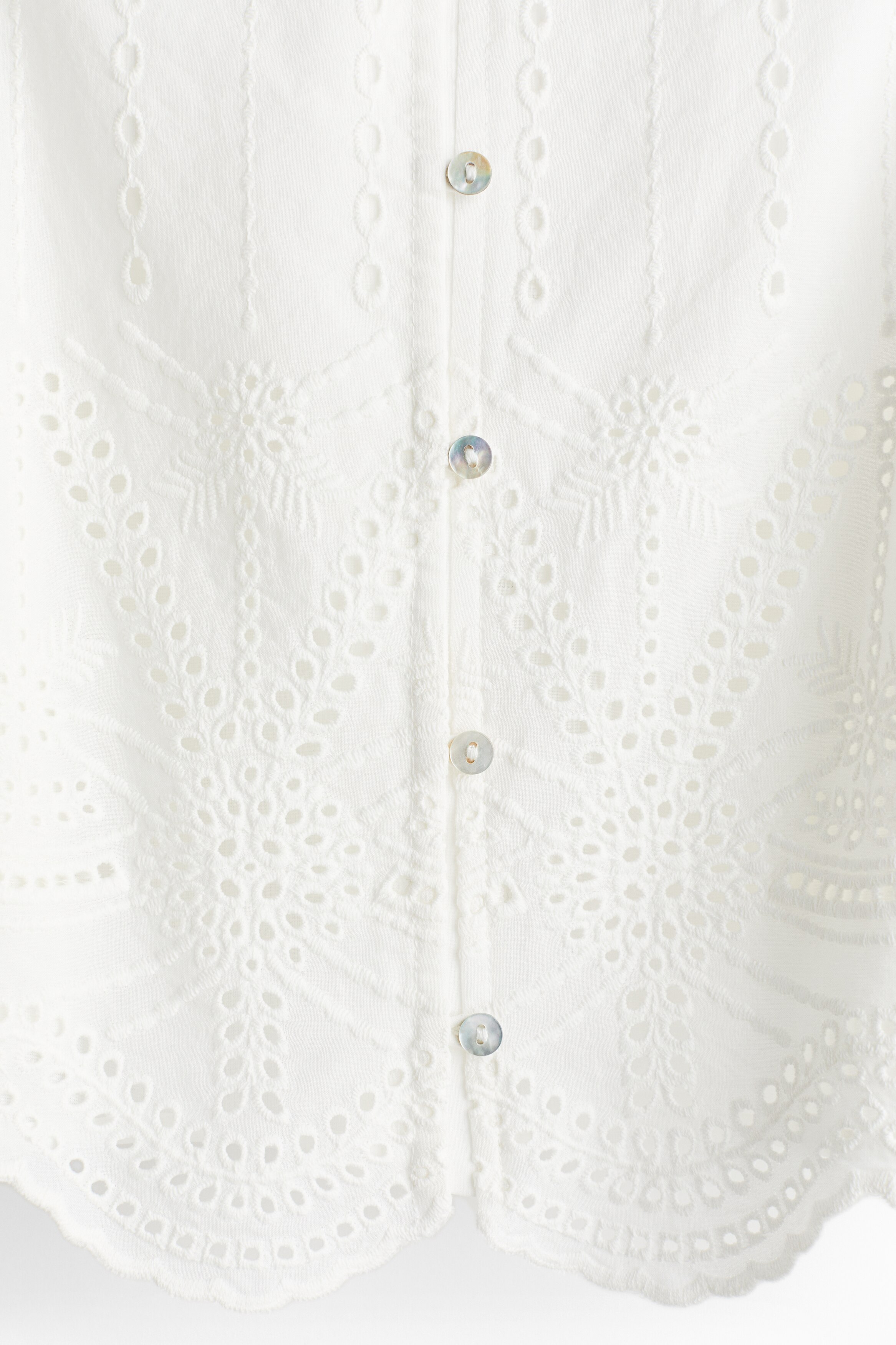 Broderie anglaise strappy top