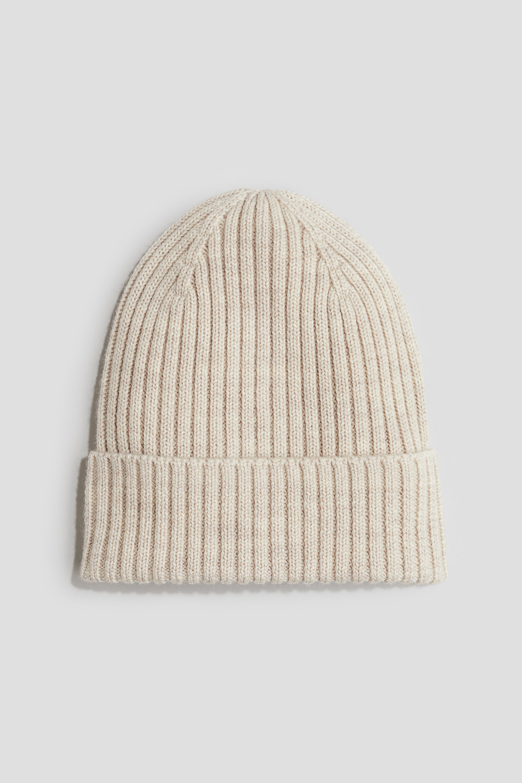 Wool-knit beanie