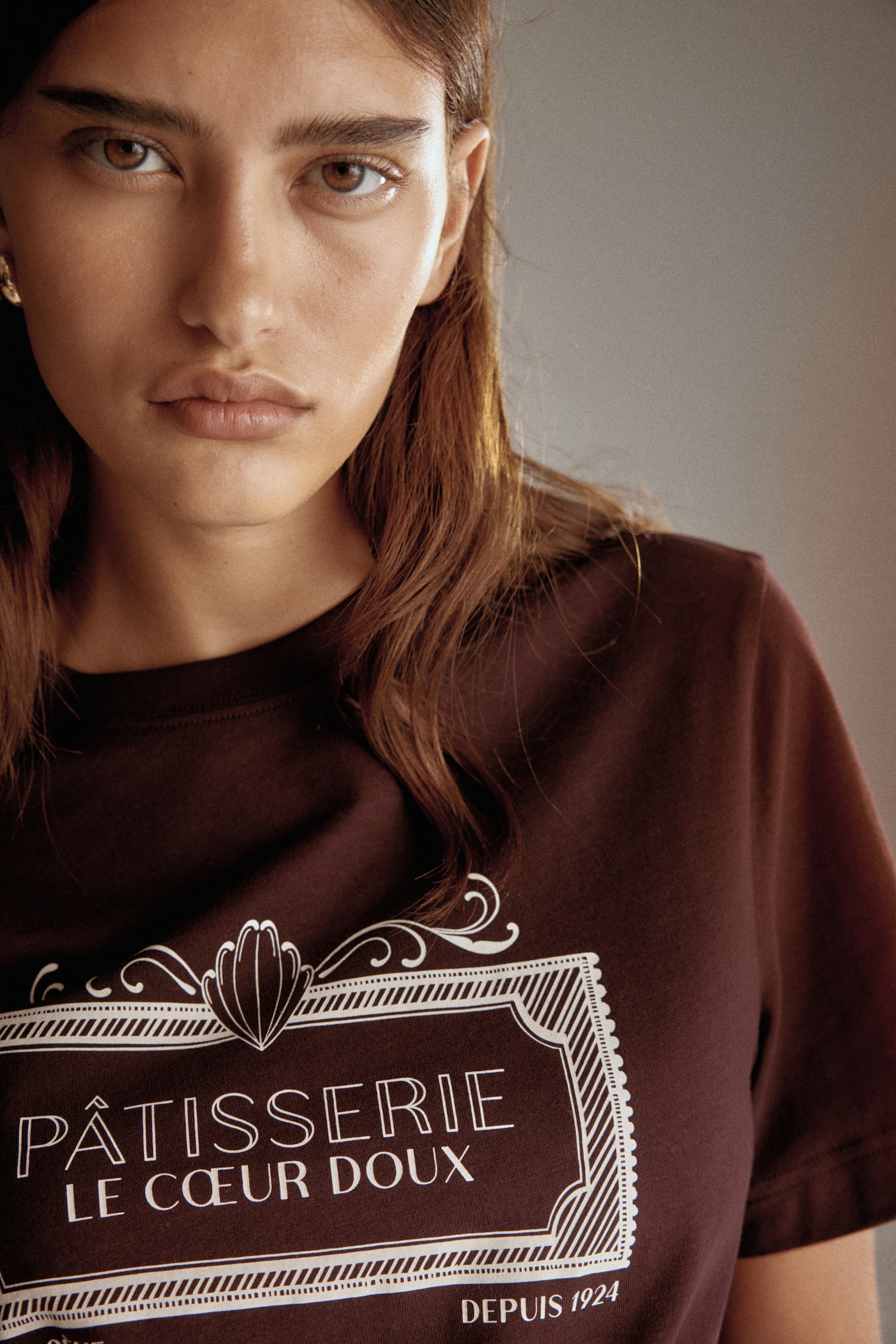 Playera con diseño - Borgoña/Pâtisserie/Beige tenue/Cocoa/Blanco/Gelato - 3