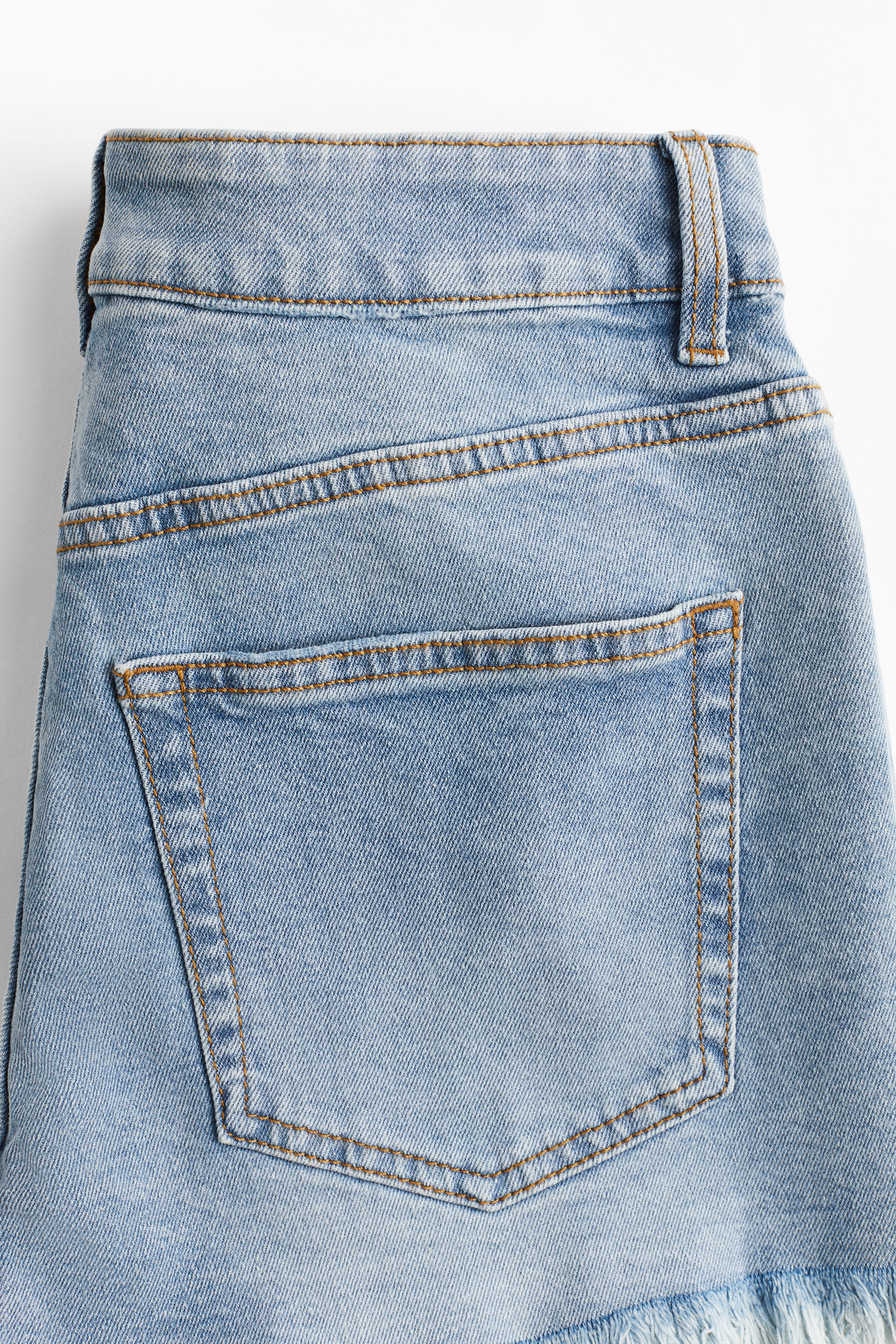 Short Jean H&M Bleu Délavé Taille 14 - Décontracté à La Pierre