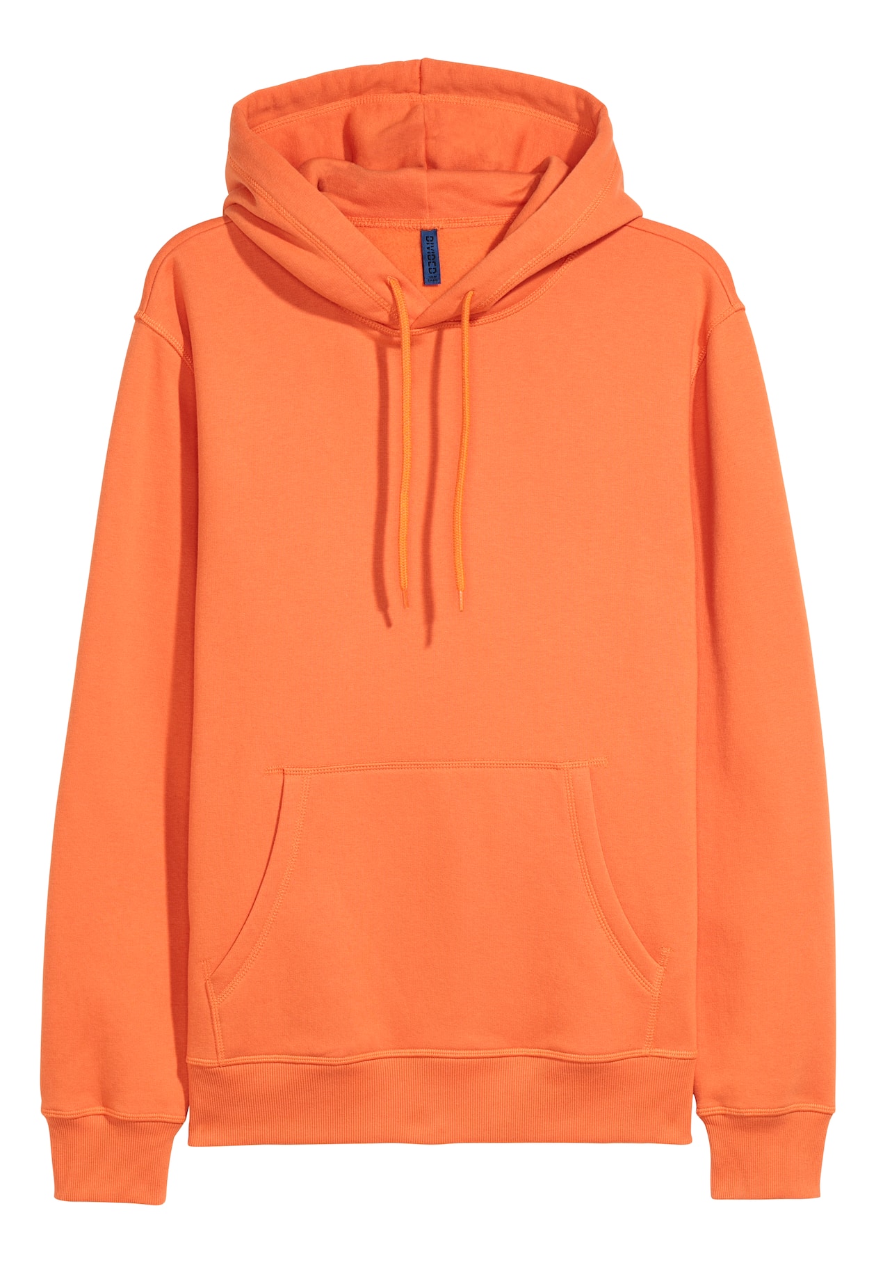 Hooded top - Long sleeve - Orange - Men | H&M GB