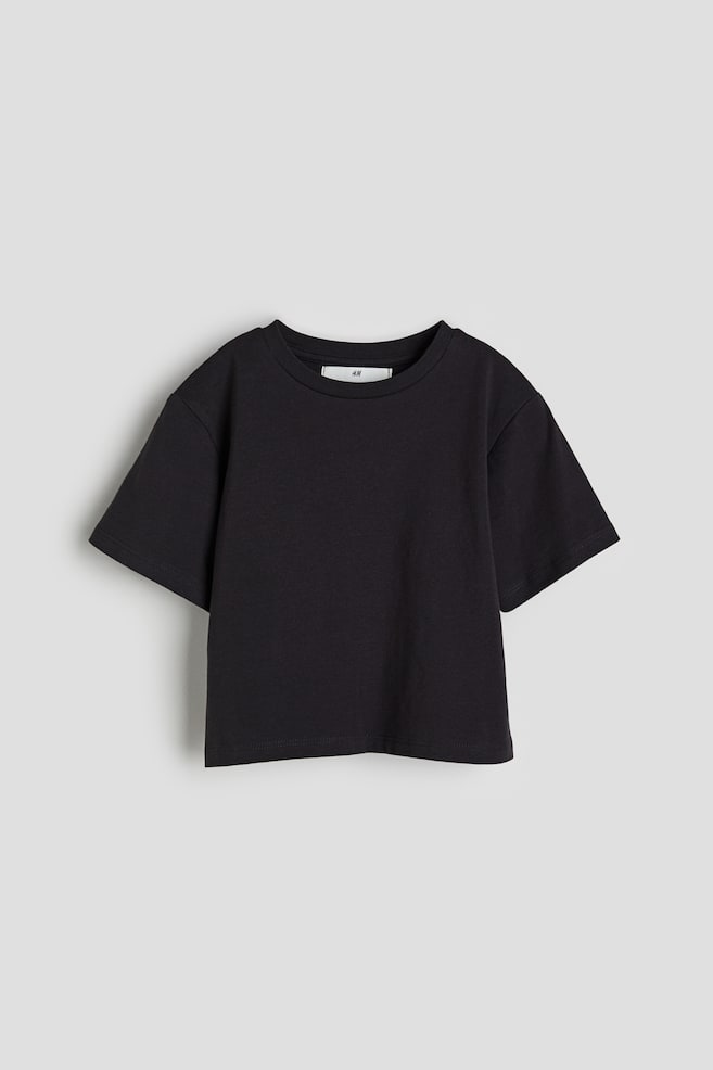 3-pack cotton T-shirts - Light beige marl/Black - 5