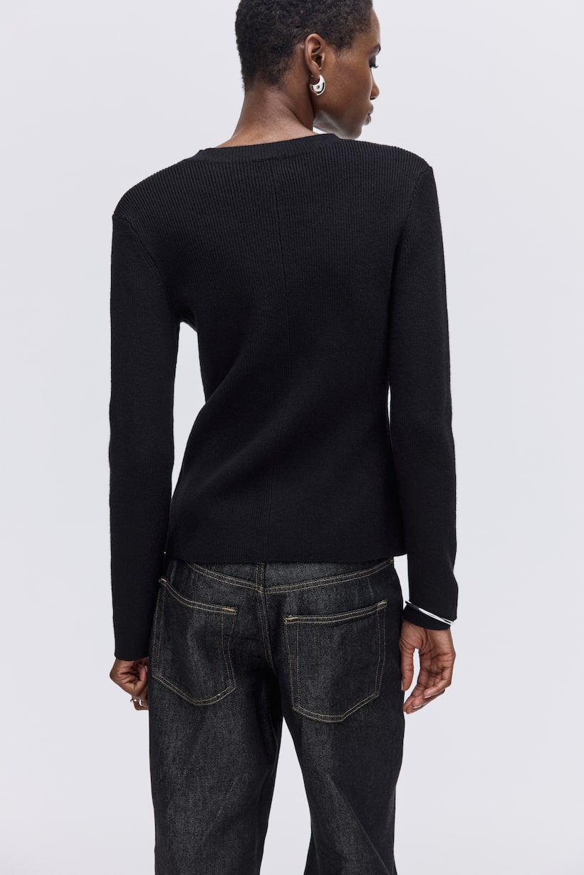 Schwarzer Pullover Herbst Pullover Damen H&m Strick Pullover