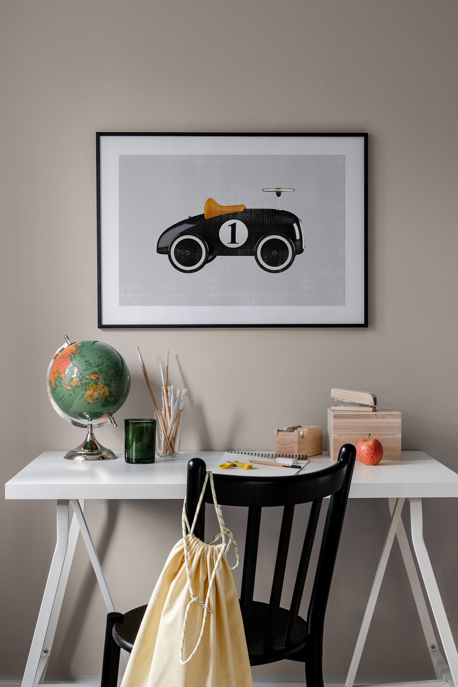 Toy Car Poster - Schwarz/gelb/grau