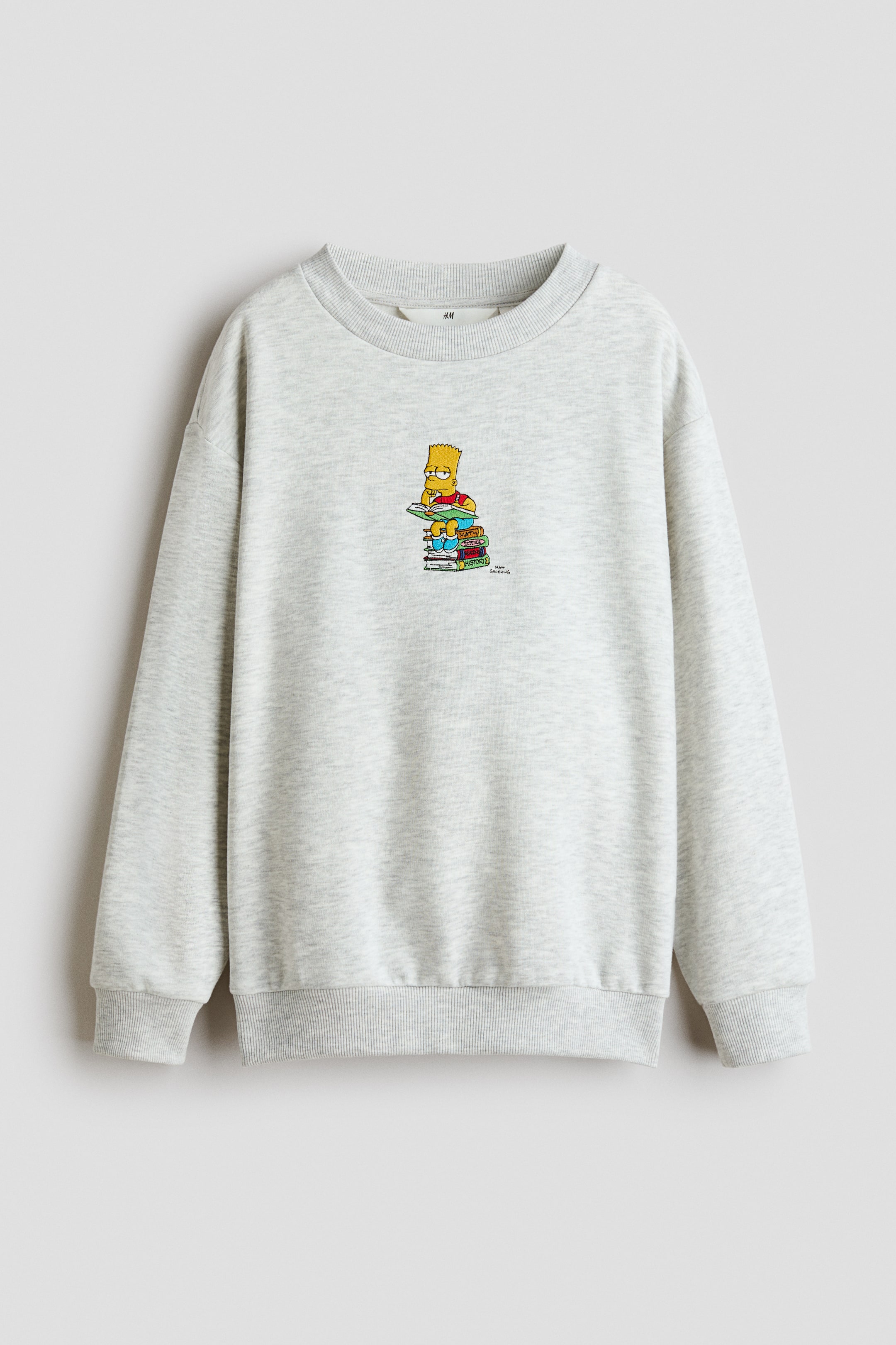 Büyük resmi görüntüle: Bol Kesimli ve Baskılı Sweatshirt - Krem/Simpsonlar - ÇOCUK | H&M TR 1