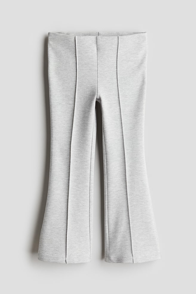 Legging évasé en jersey romanite - Gris clair chiné/Noir/Violet/Rose/scintillant/Noir/scintillant/Beige foncé - 1
