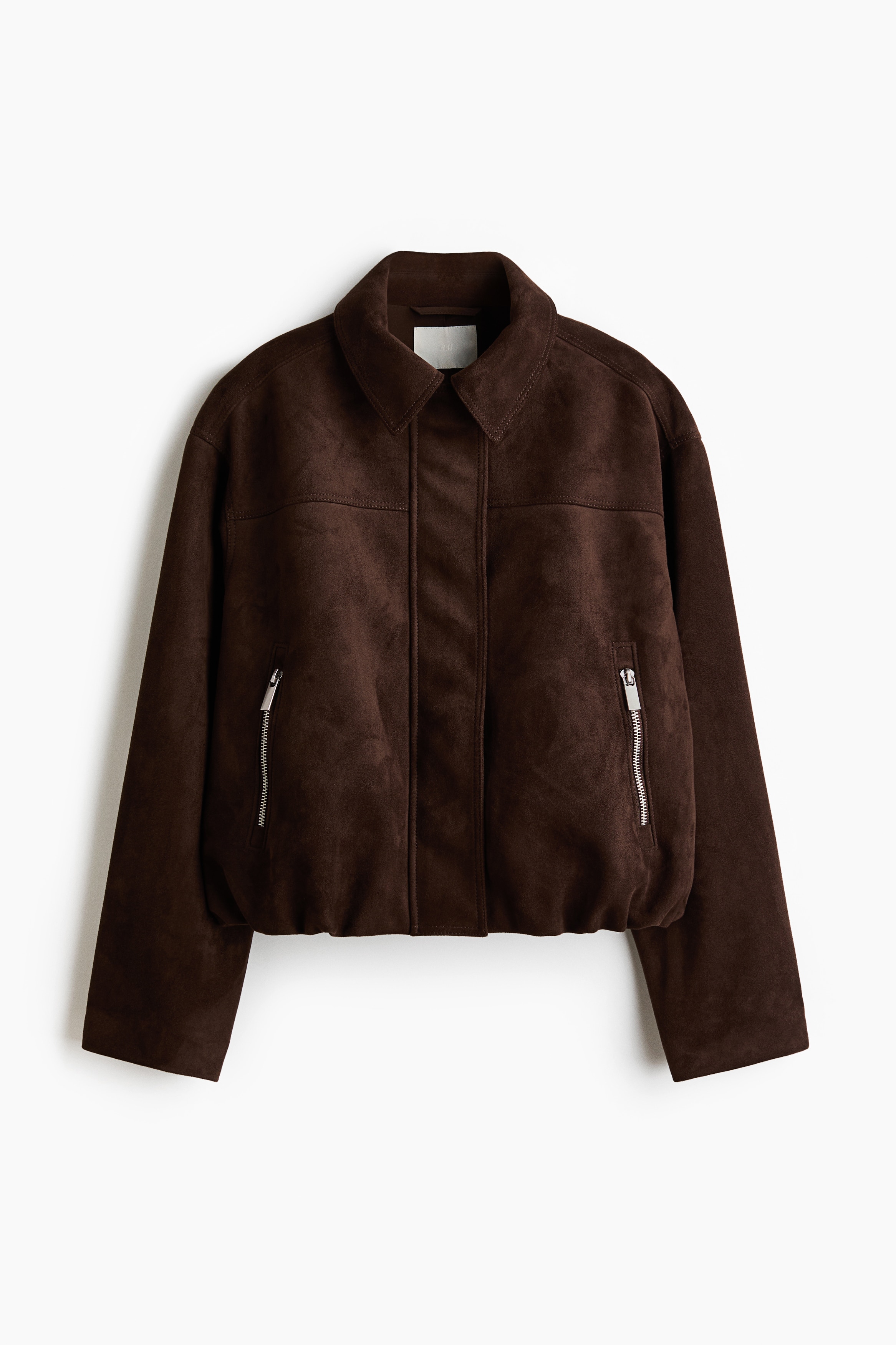 Napped Jacket - Dark brown/Brown