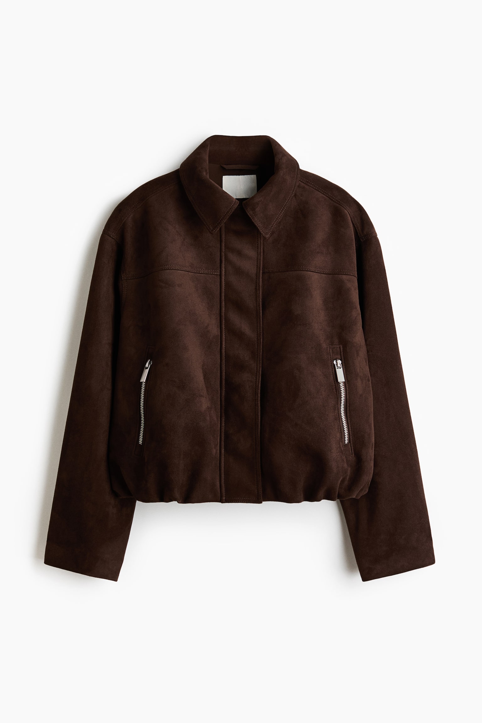 Gepeachte Jacke - Dunkelbraun/Braun - 1