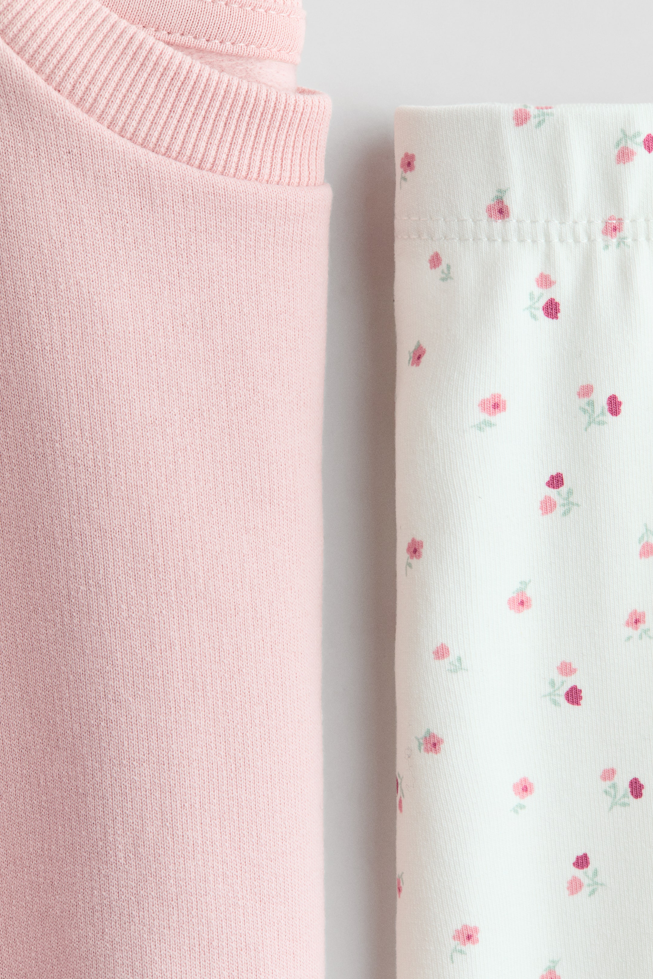 2-Piece Ruffle-Detail Cotton Set