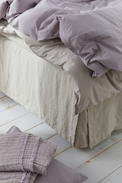 King/Queen Cotton Duvet Cover Set - Light mauve - Home All | H&M US