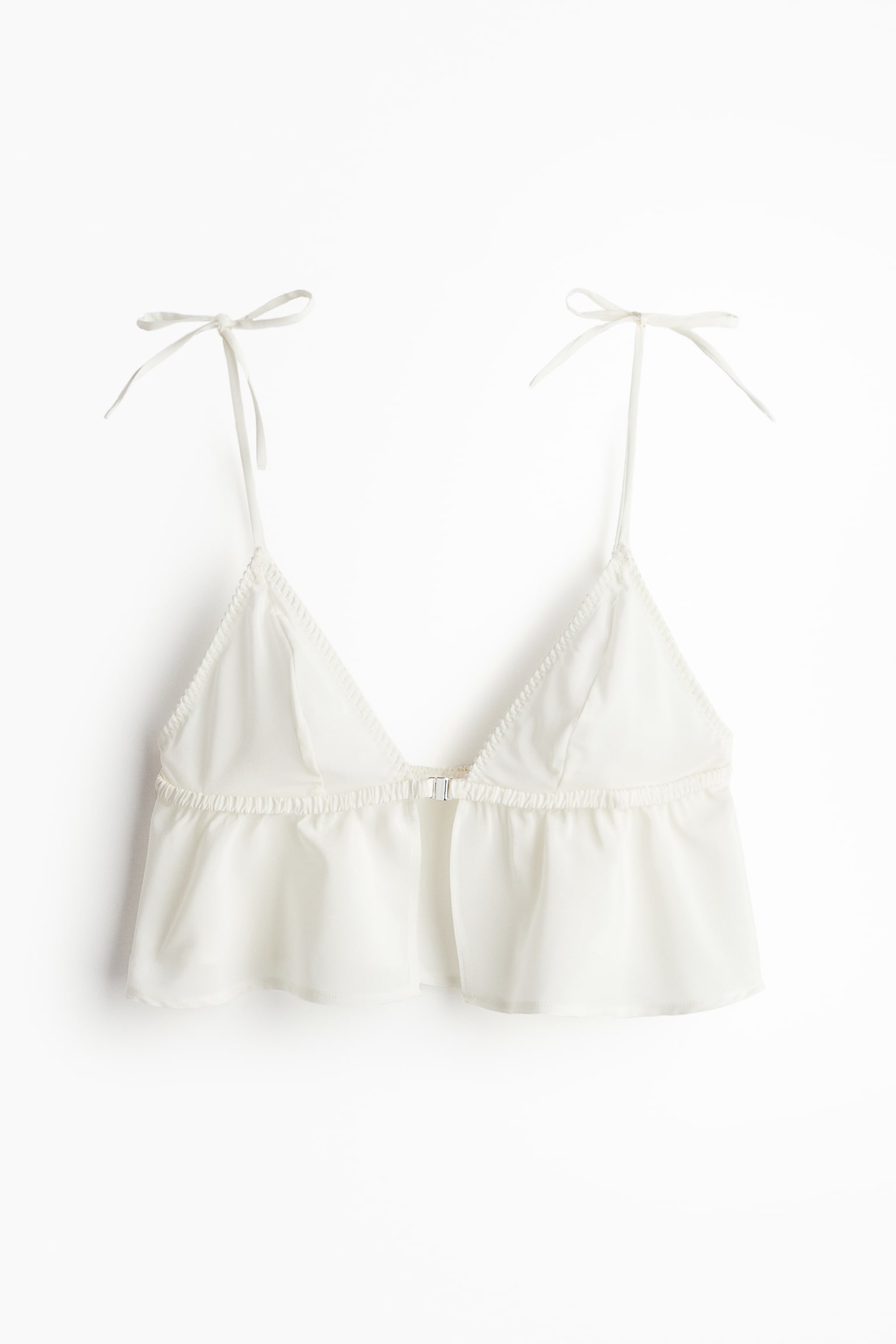 Silk-blend bralette - White - 1