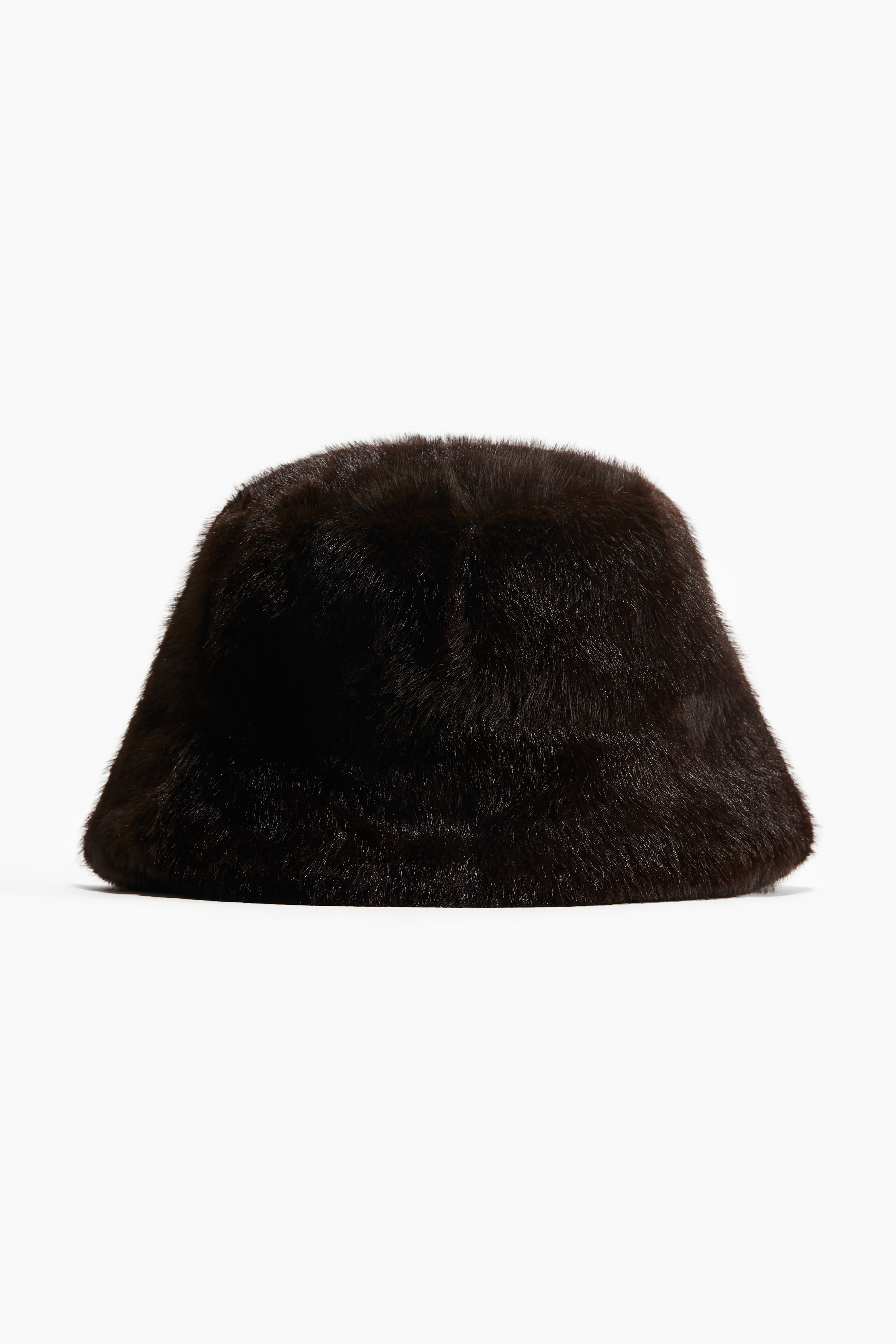 フラッフィバケットハット - ダークブラウン - レディース | H&M JP