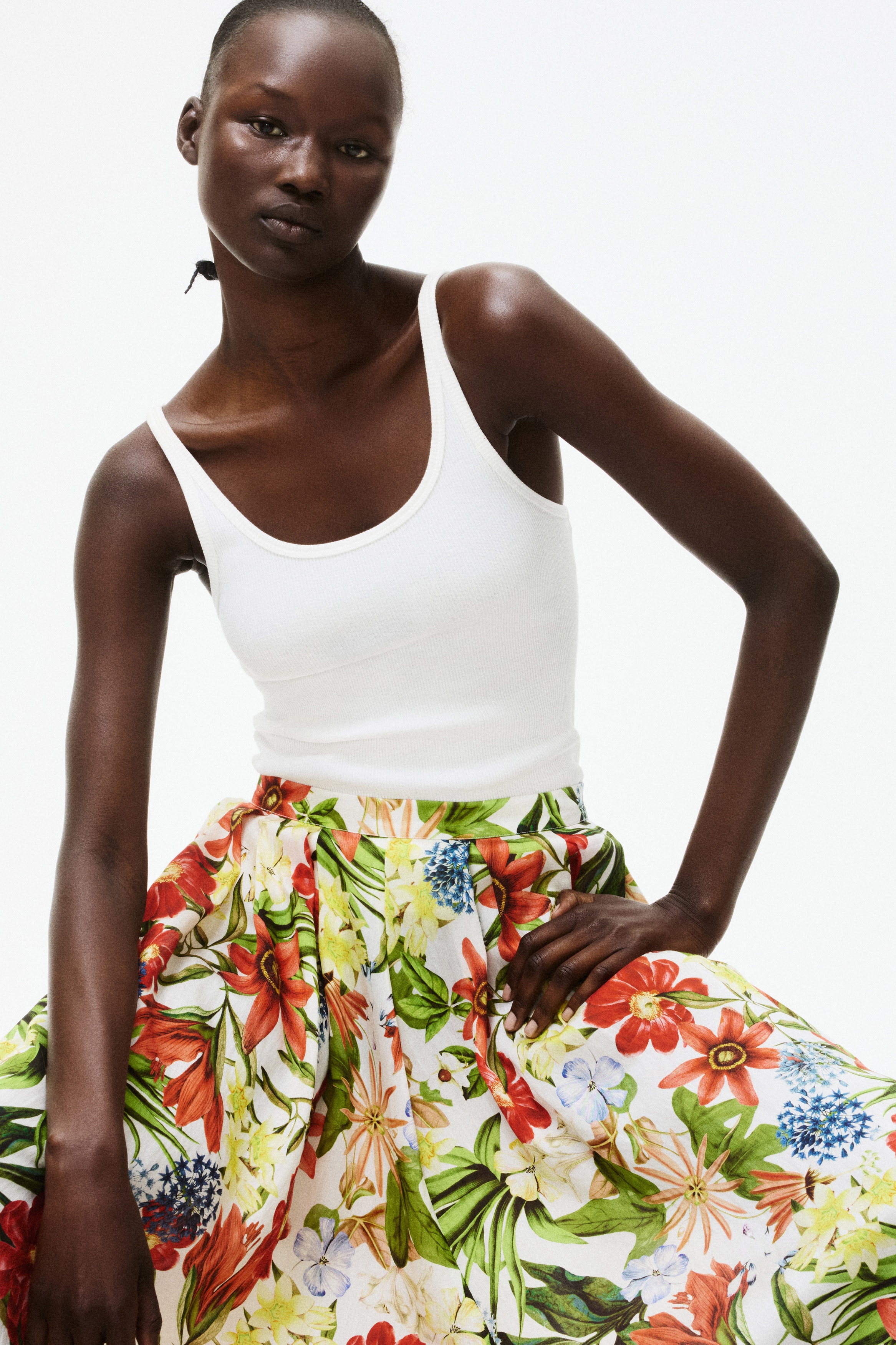 Pleated skirt