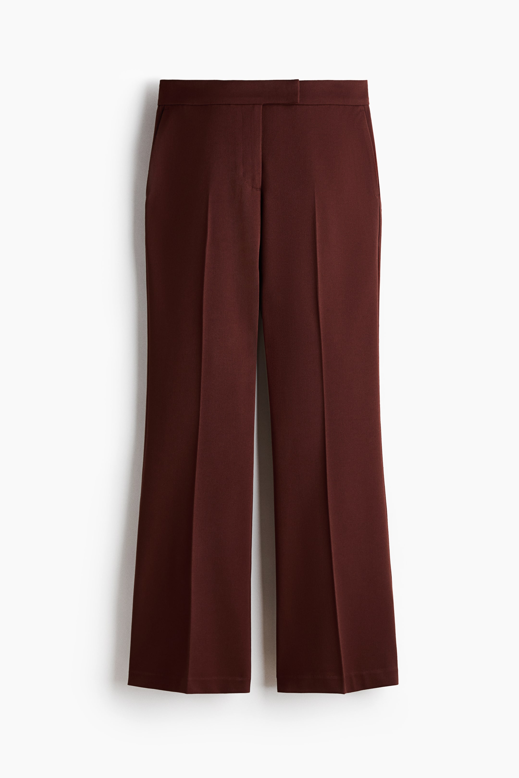 Ver imagem maior: Calças com boca de sino - Castanho ferrugem escuro - SENHORA | H&M PT 1