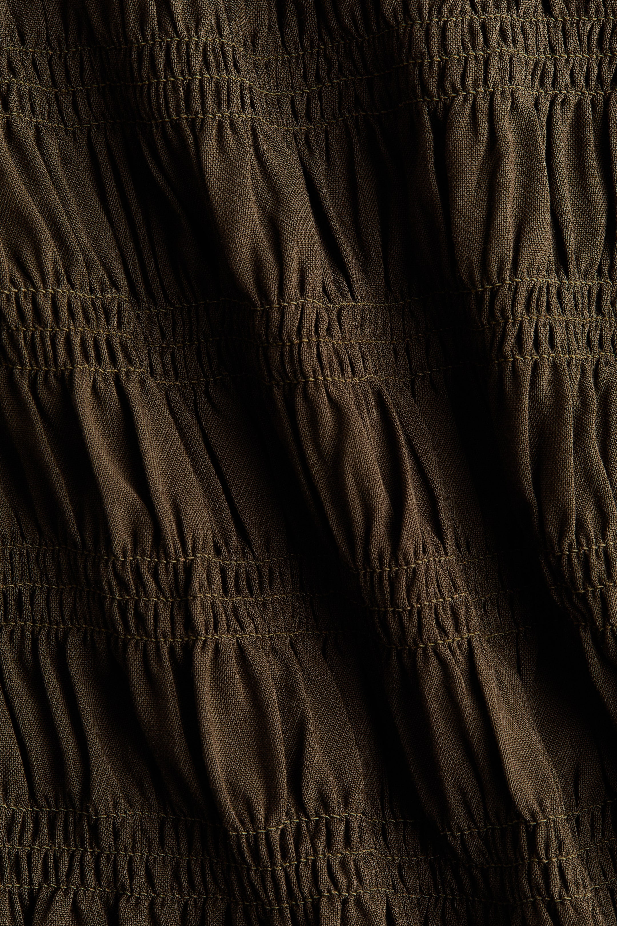 Smocked Viscose Top