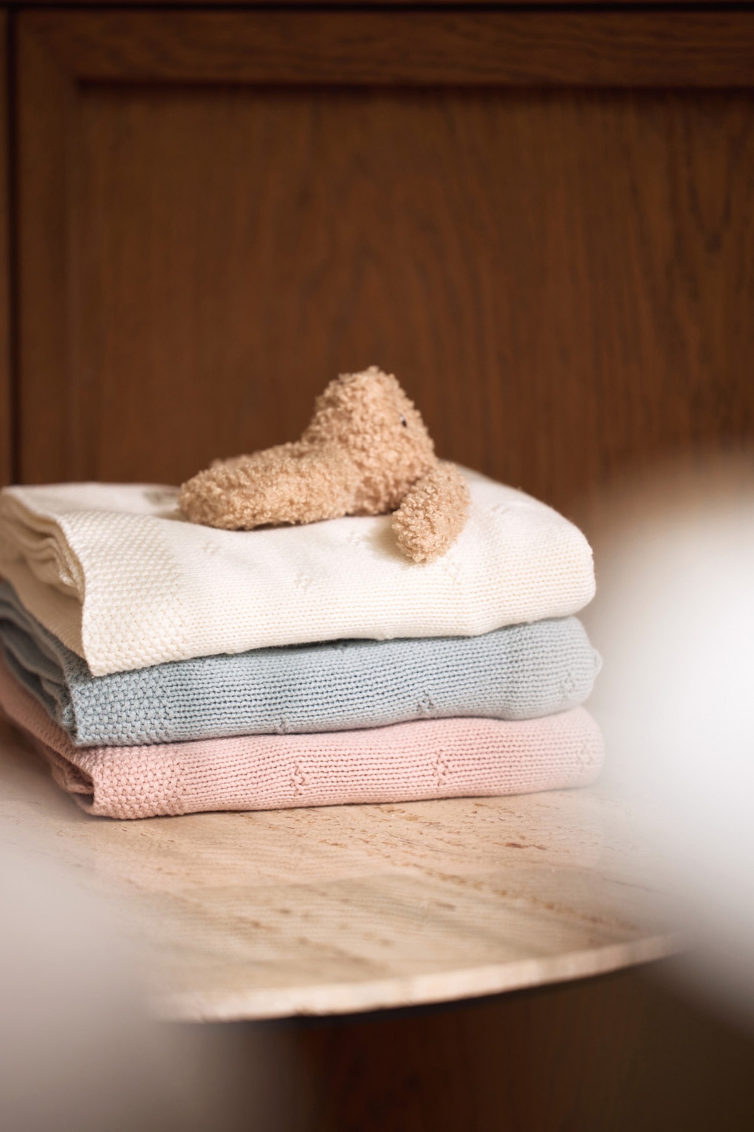 Blanket 100x150 - Check Knit