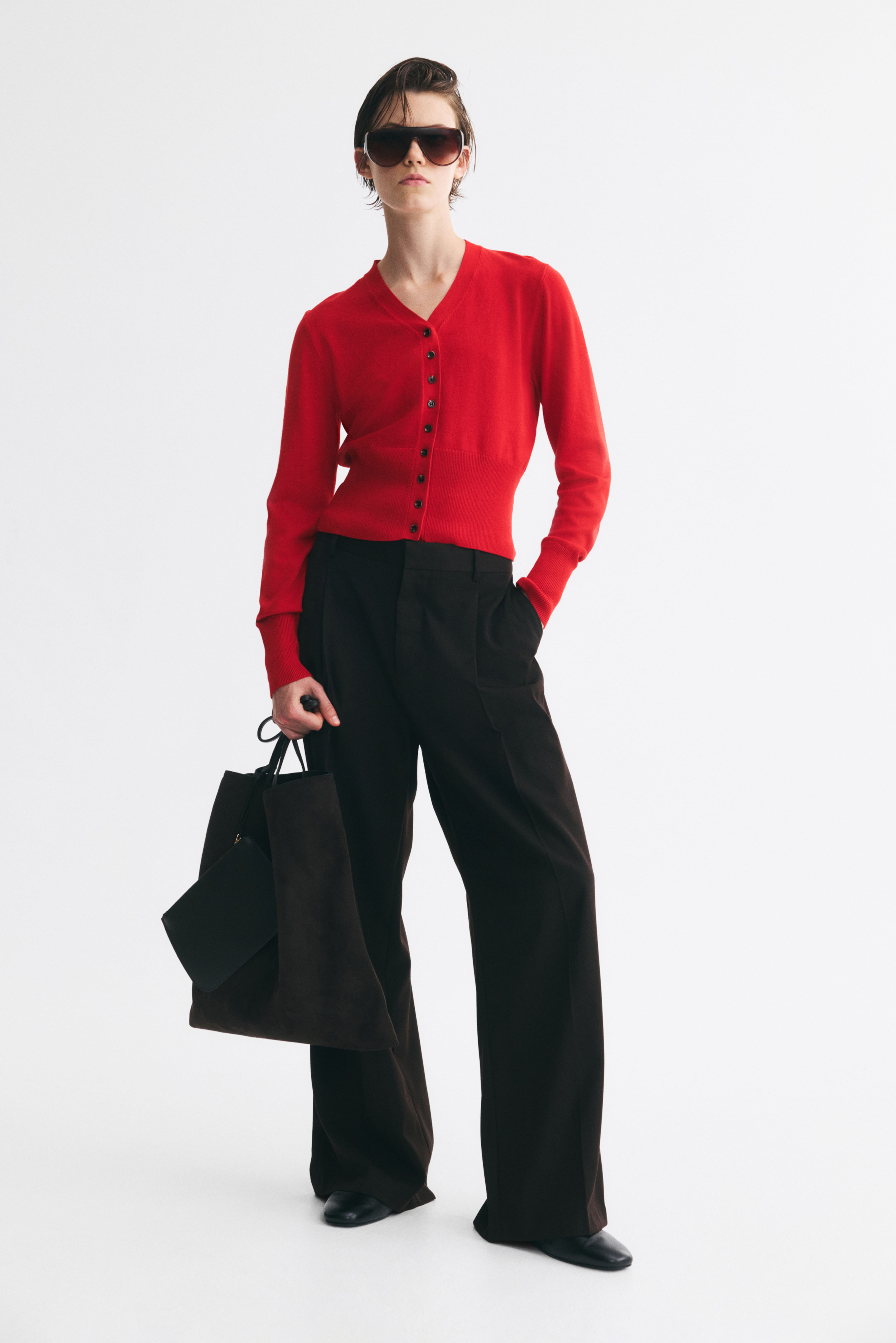 Fine-Knit Cardigan