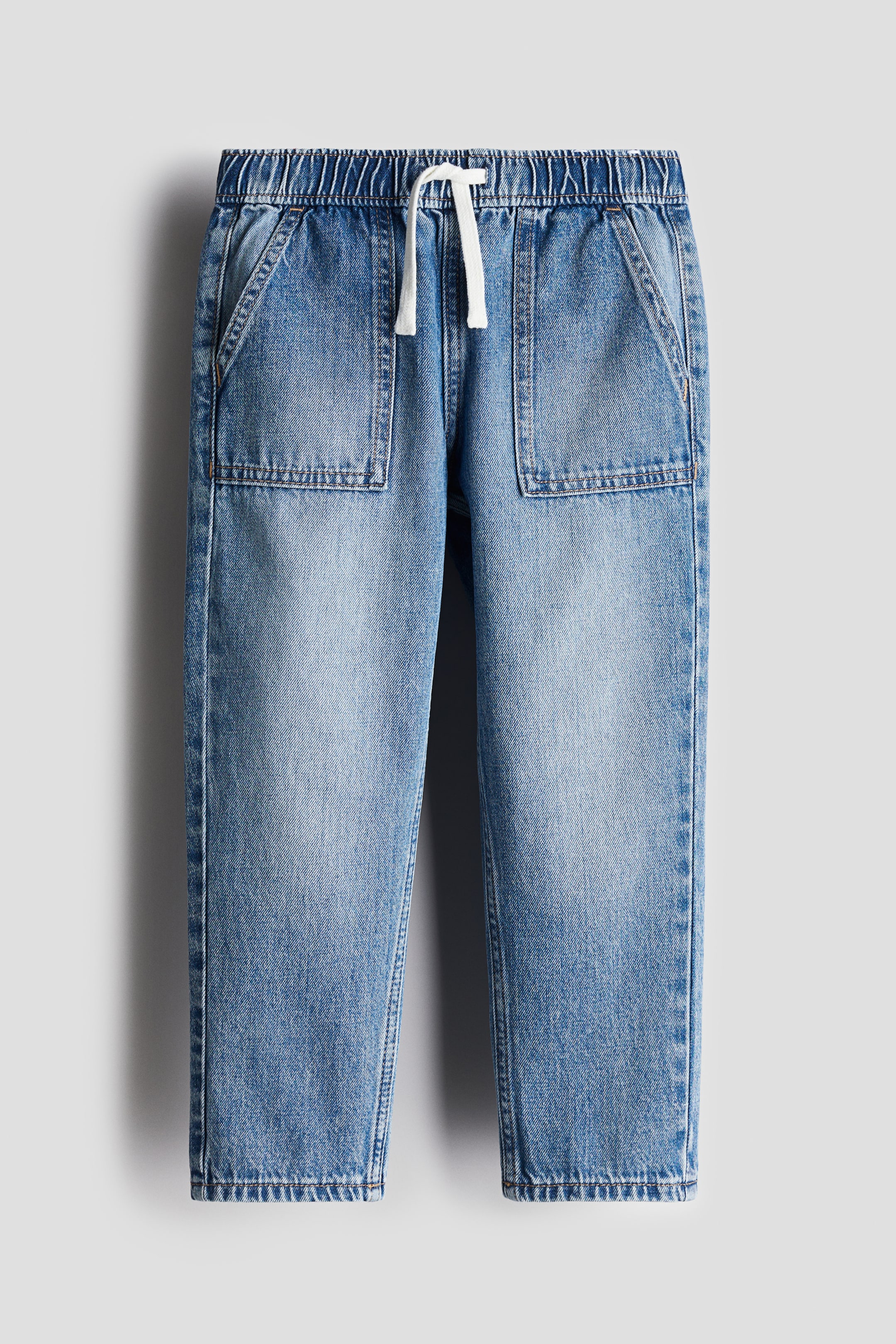 Cotton Denim Pants