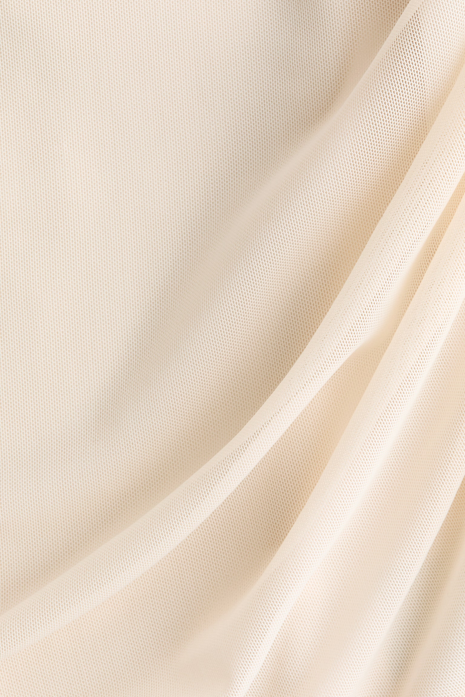 Cape-detail jersey top - Cream - 5