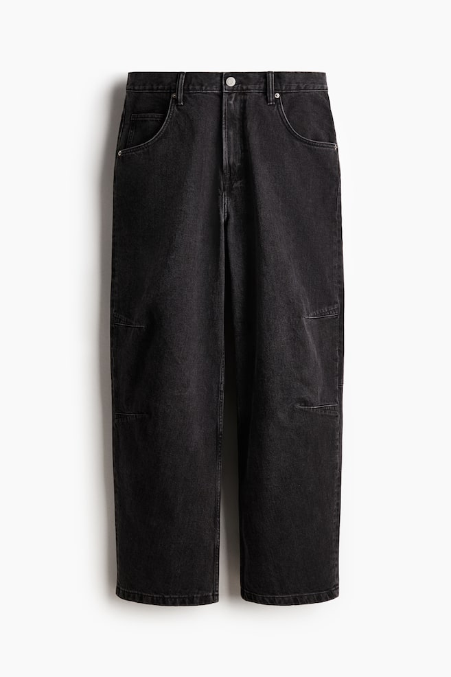 Jeans baggy con pinzas - Negro/Azul denim oscuro/Azul denim/Café oscuro/Azul denim tenue/Azul denim claro/Gris denim - 1