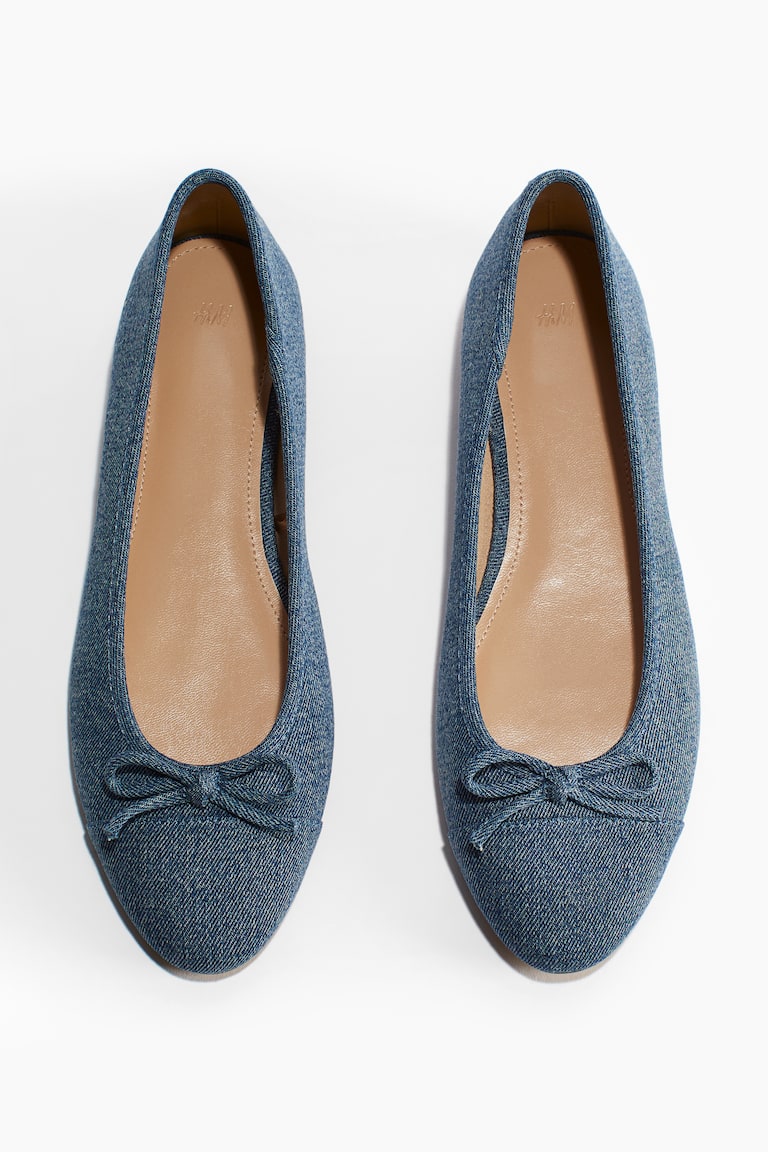 Ballerines Bleu denim FEMME H&M FR