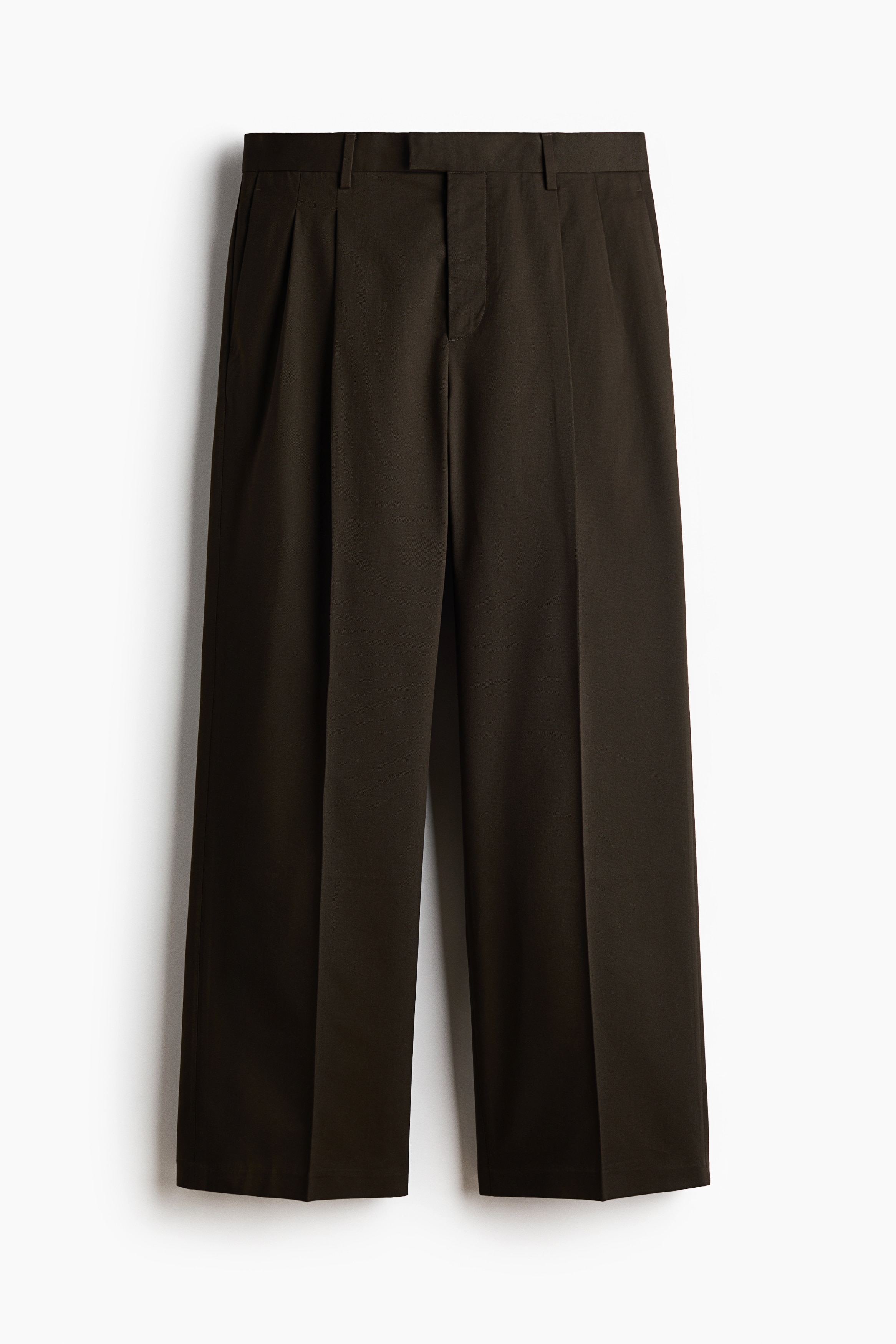 Loose-Fit Tailored Pants - Dark khaki green/Brown/Dark khaki green/Black/Khaki green