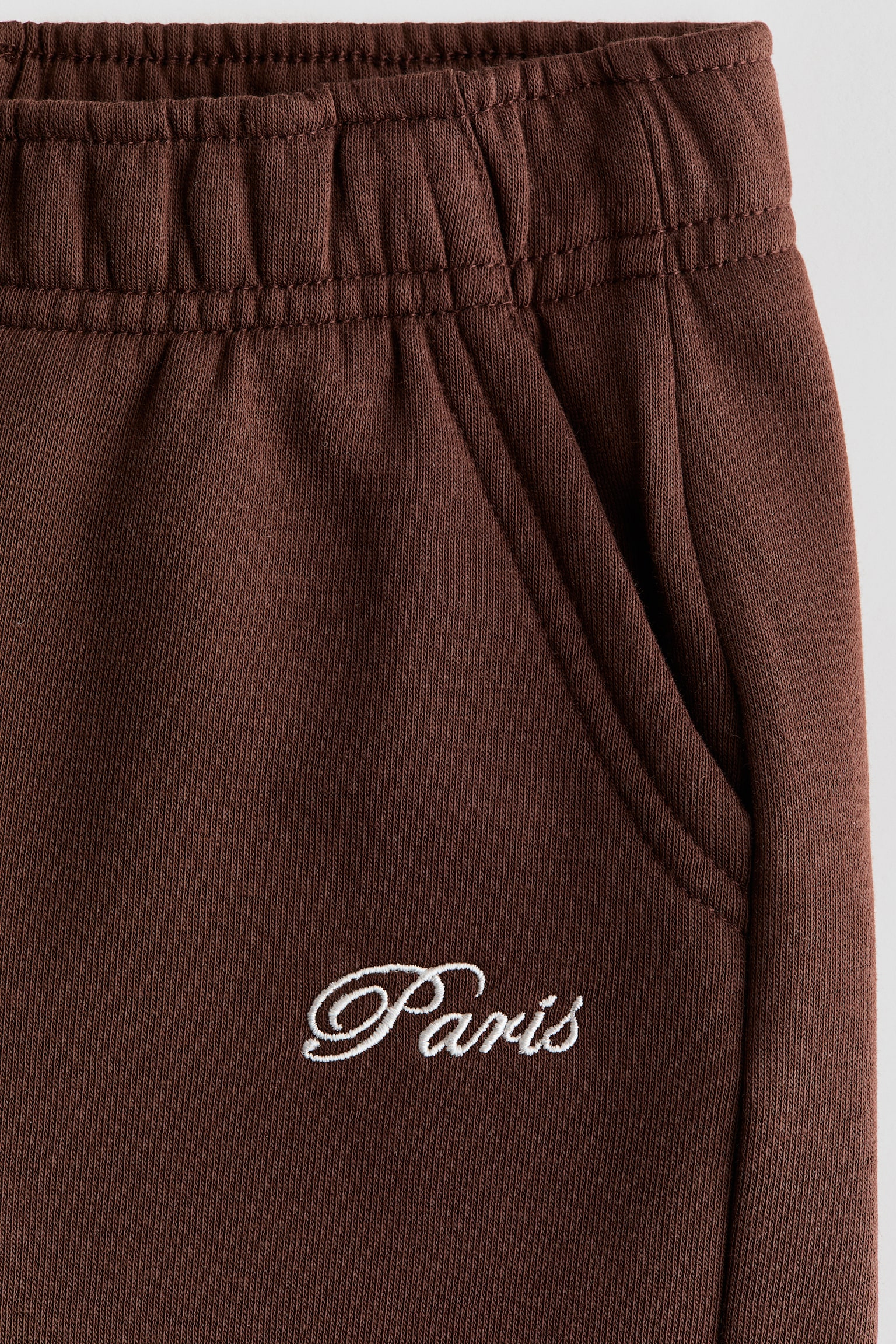 Straight sweatshirt joggers - Brown/Paris/Light blue/Bow - 4