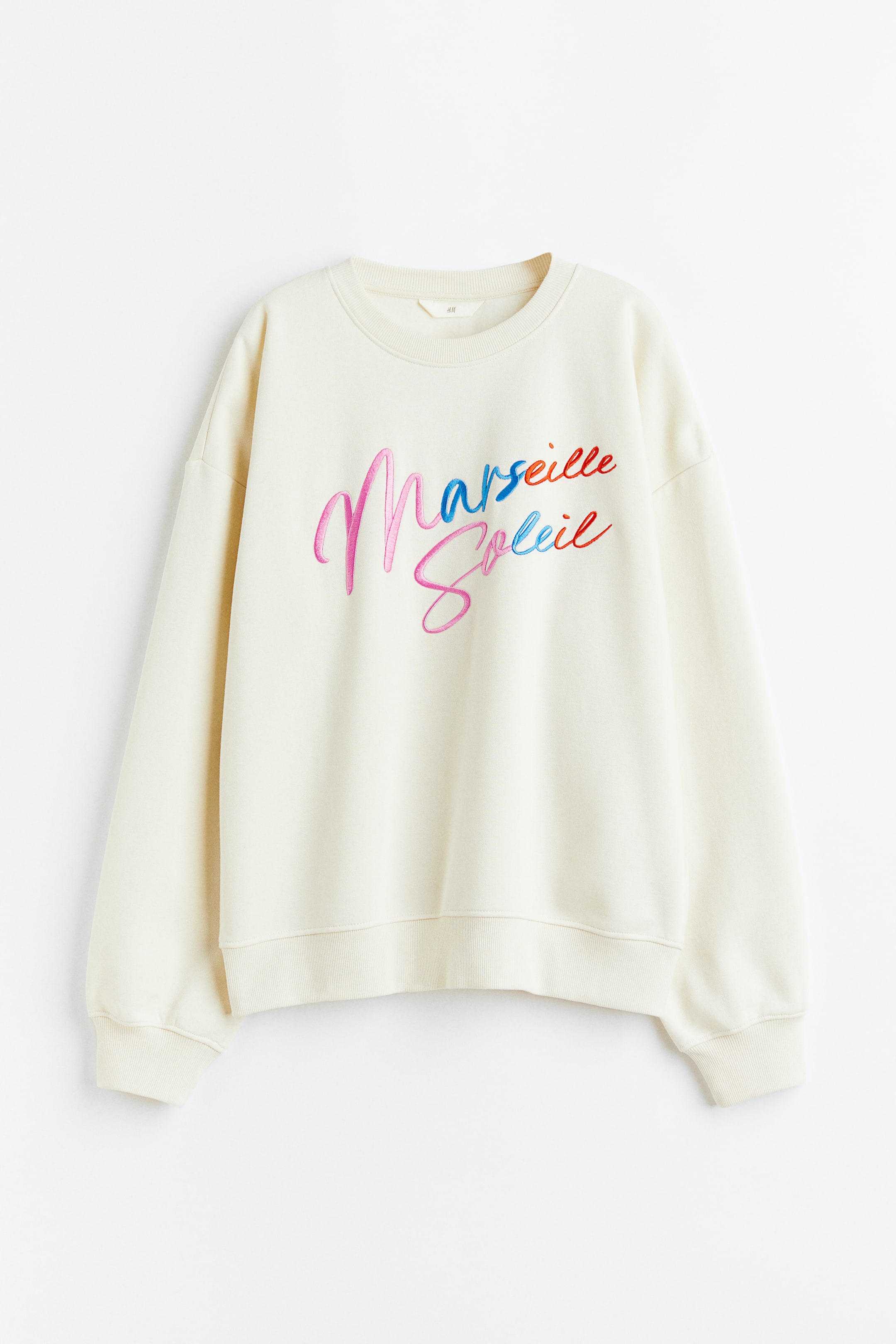 View larger image: Crew-neck sweatshirt - Cream/Marseille Soleil - Ladies | H&M 1