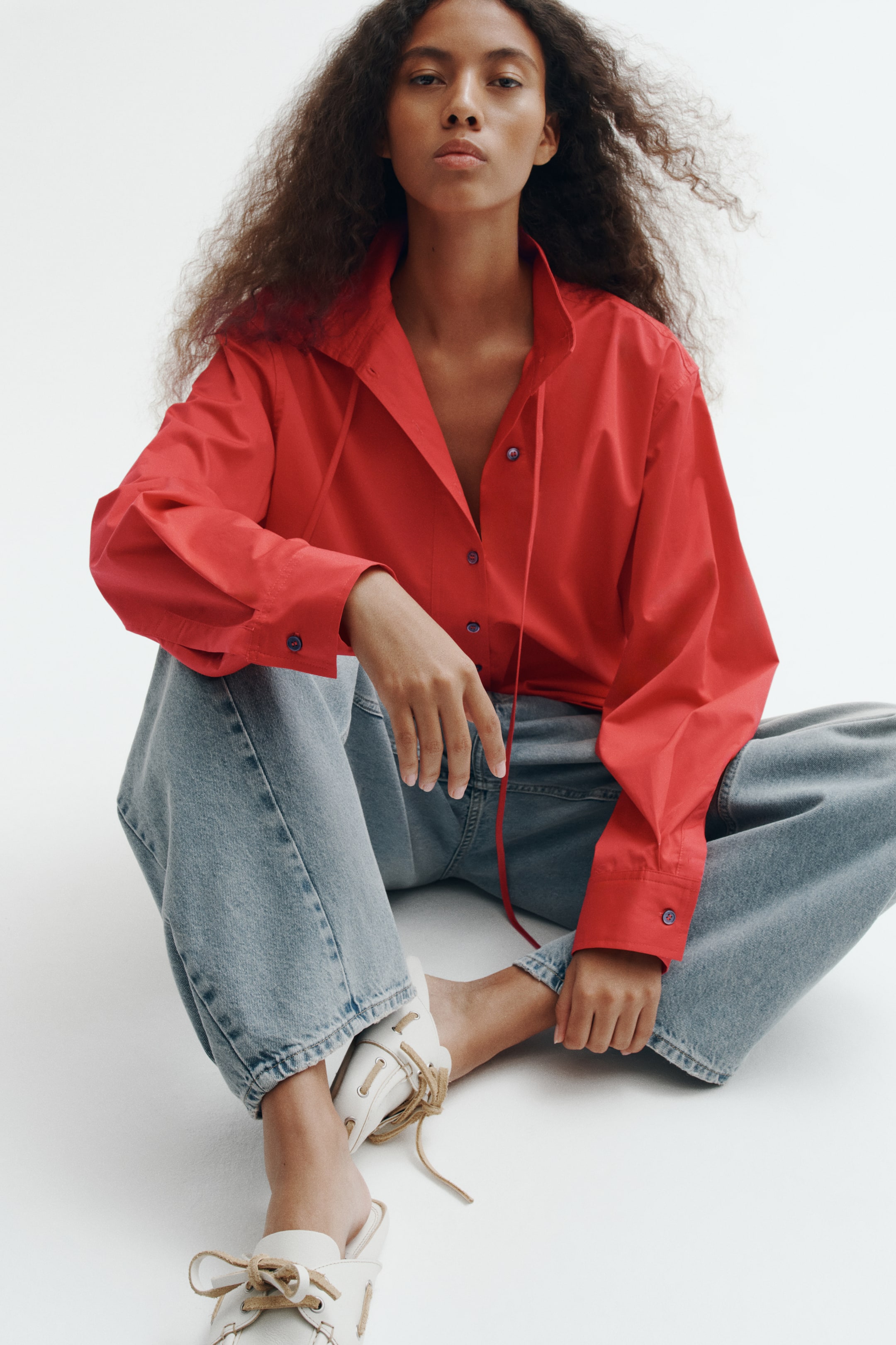 Tie-Neck Shirt