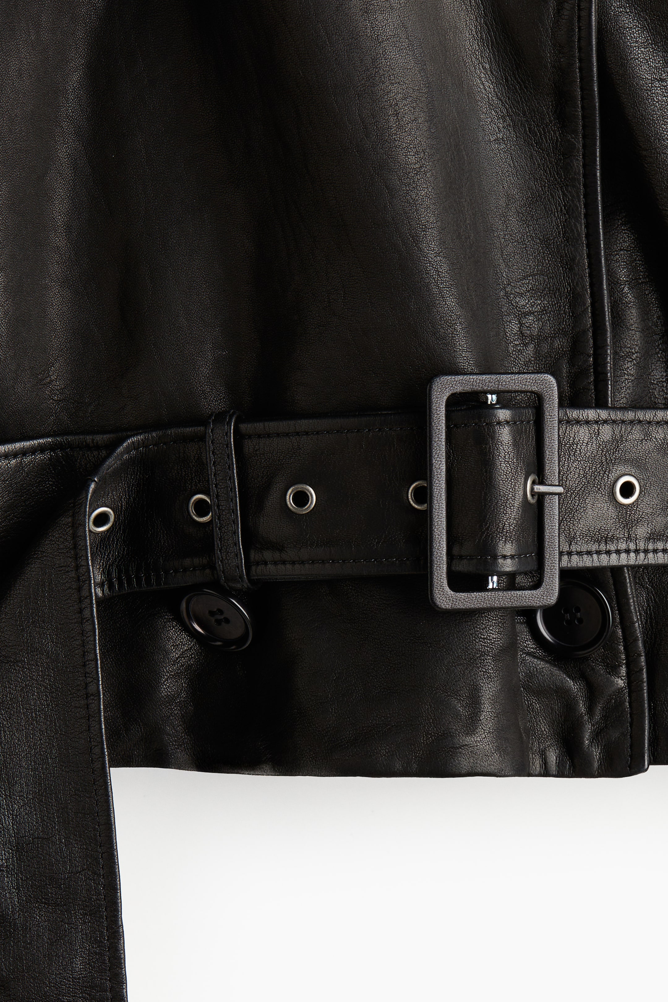 Visa större bild: Skinnjacka - Svart - DAM | H&M SE 7