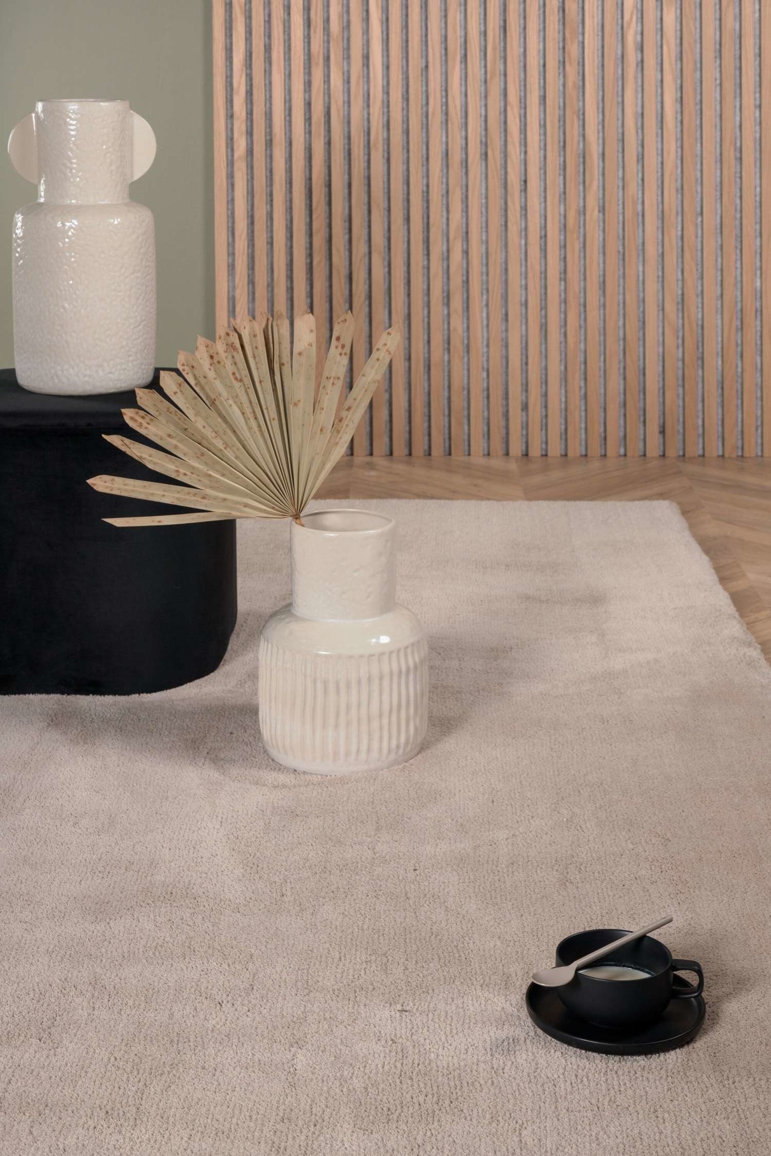 Undra Tæppe - Polyester, Beige