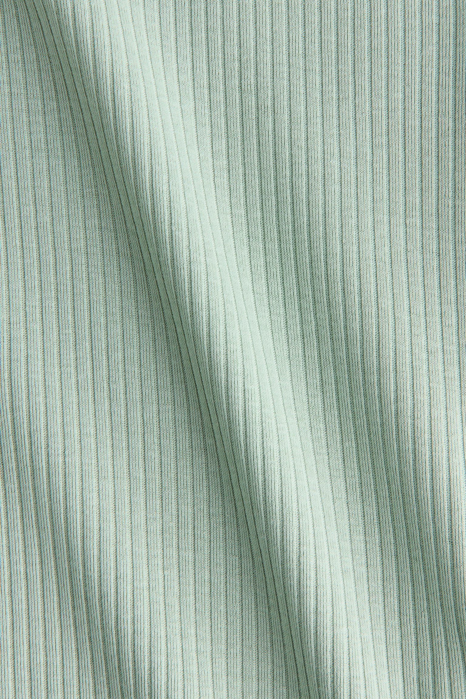 Ribbed cotton top - Light green/White/Black/Light pink - 2