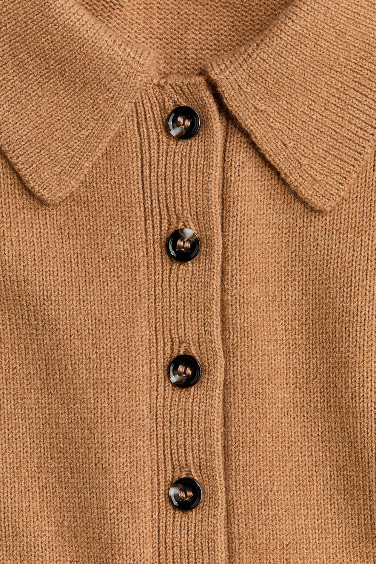 Shoulder-Pad Polo Sweater - image 2