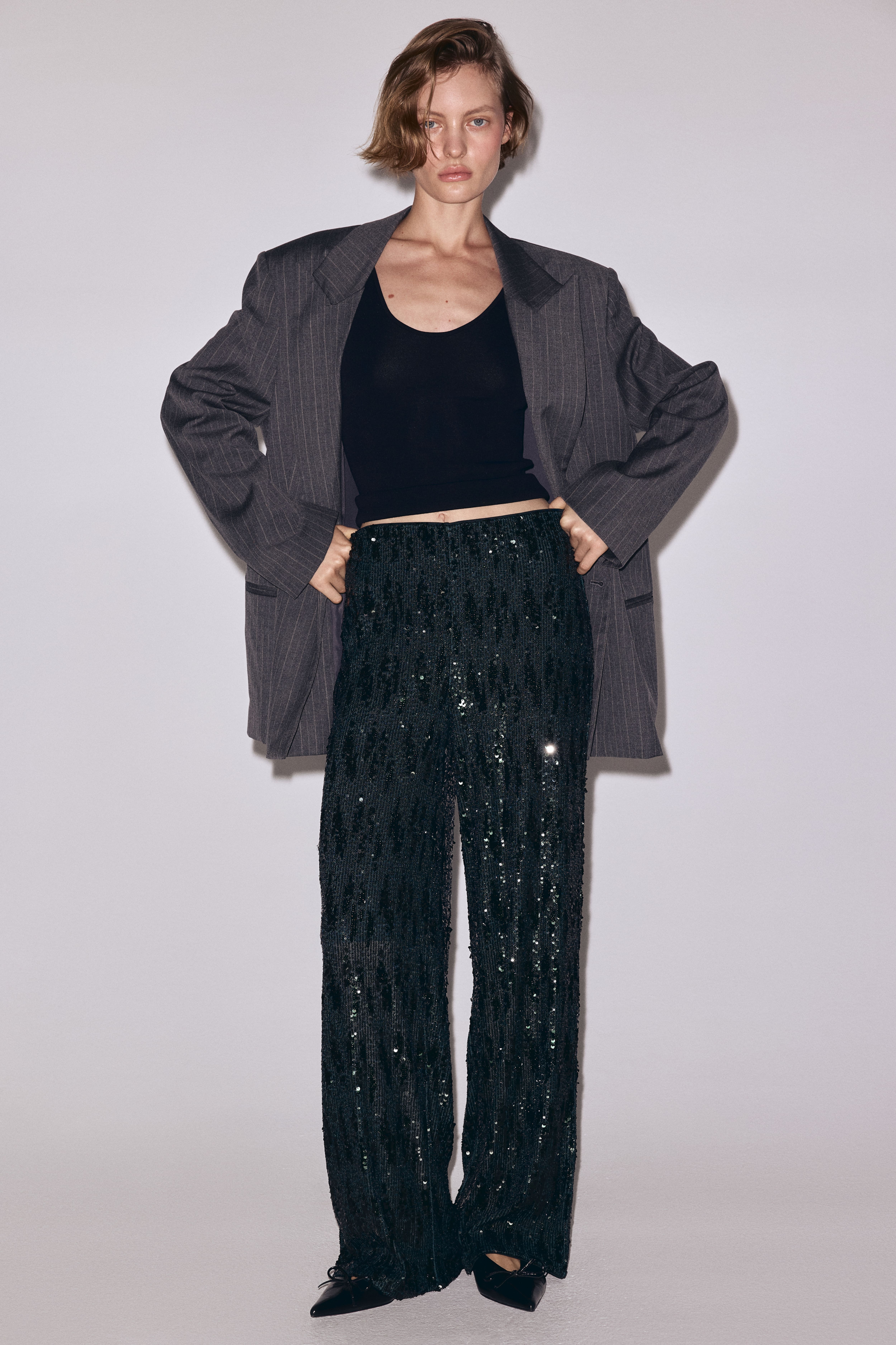 Pantalon à sequins