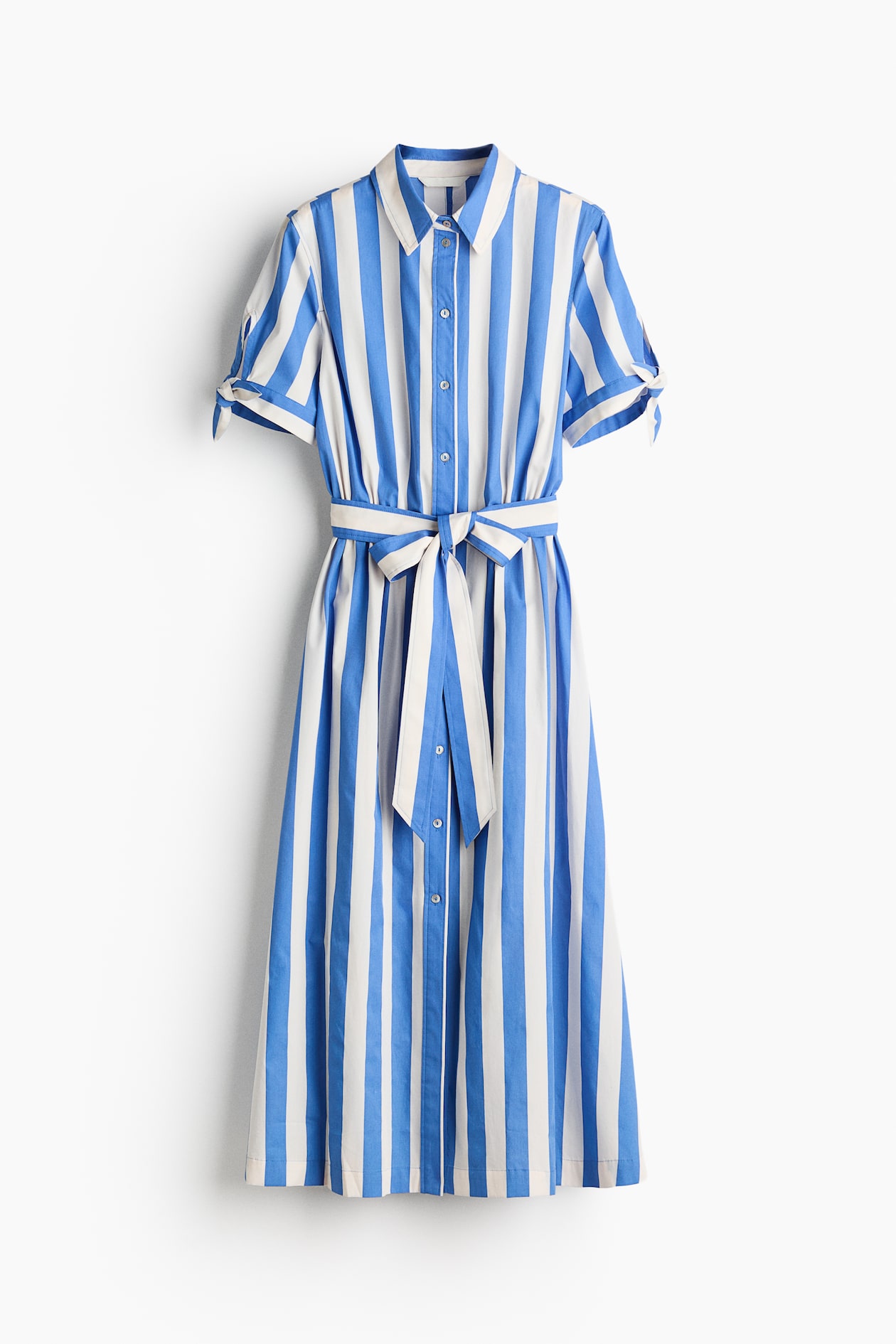Short-Sleeved Shirt Dress