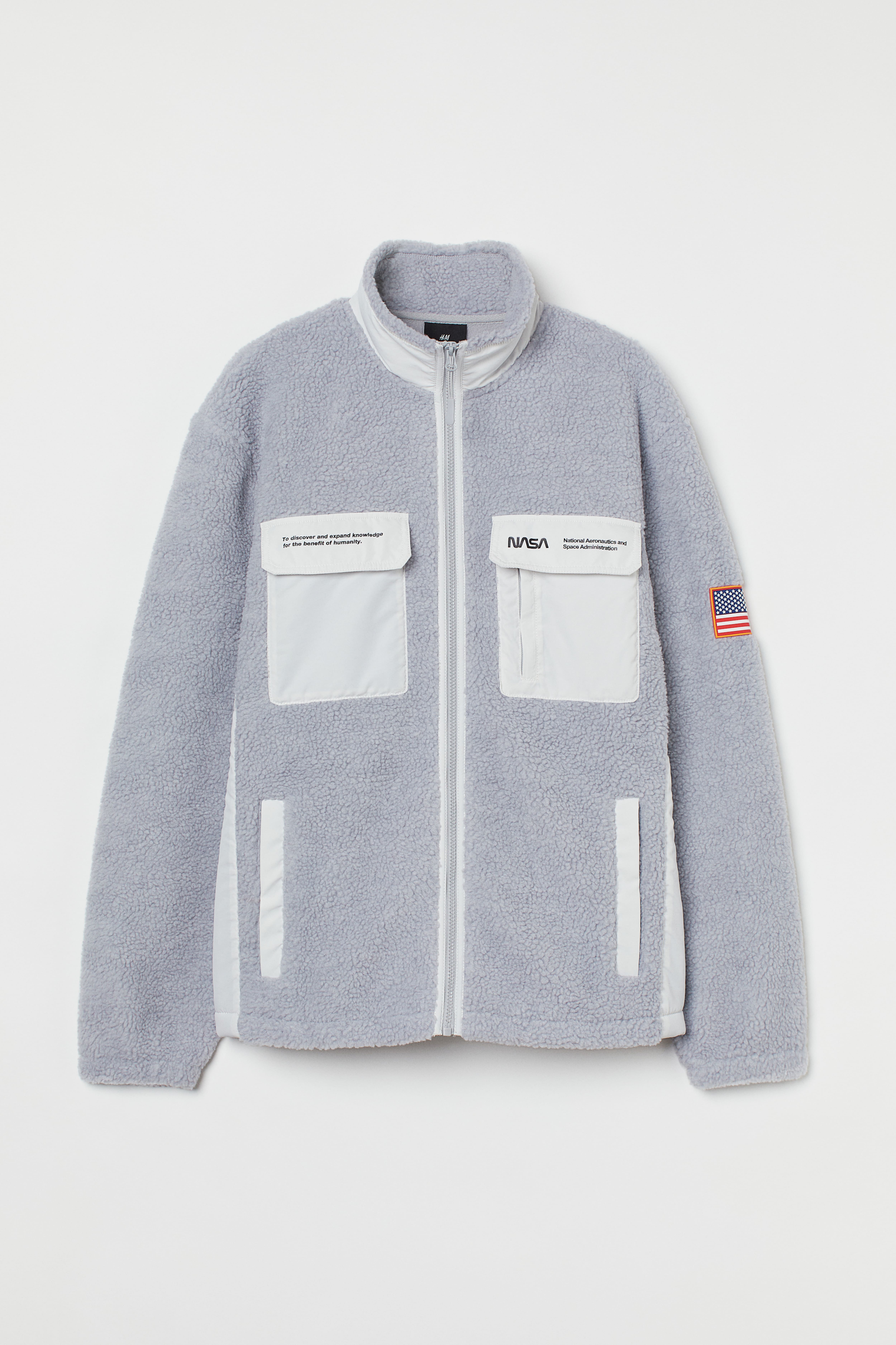 H and m nasa jacket hotsell