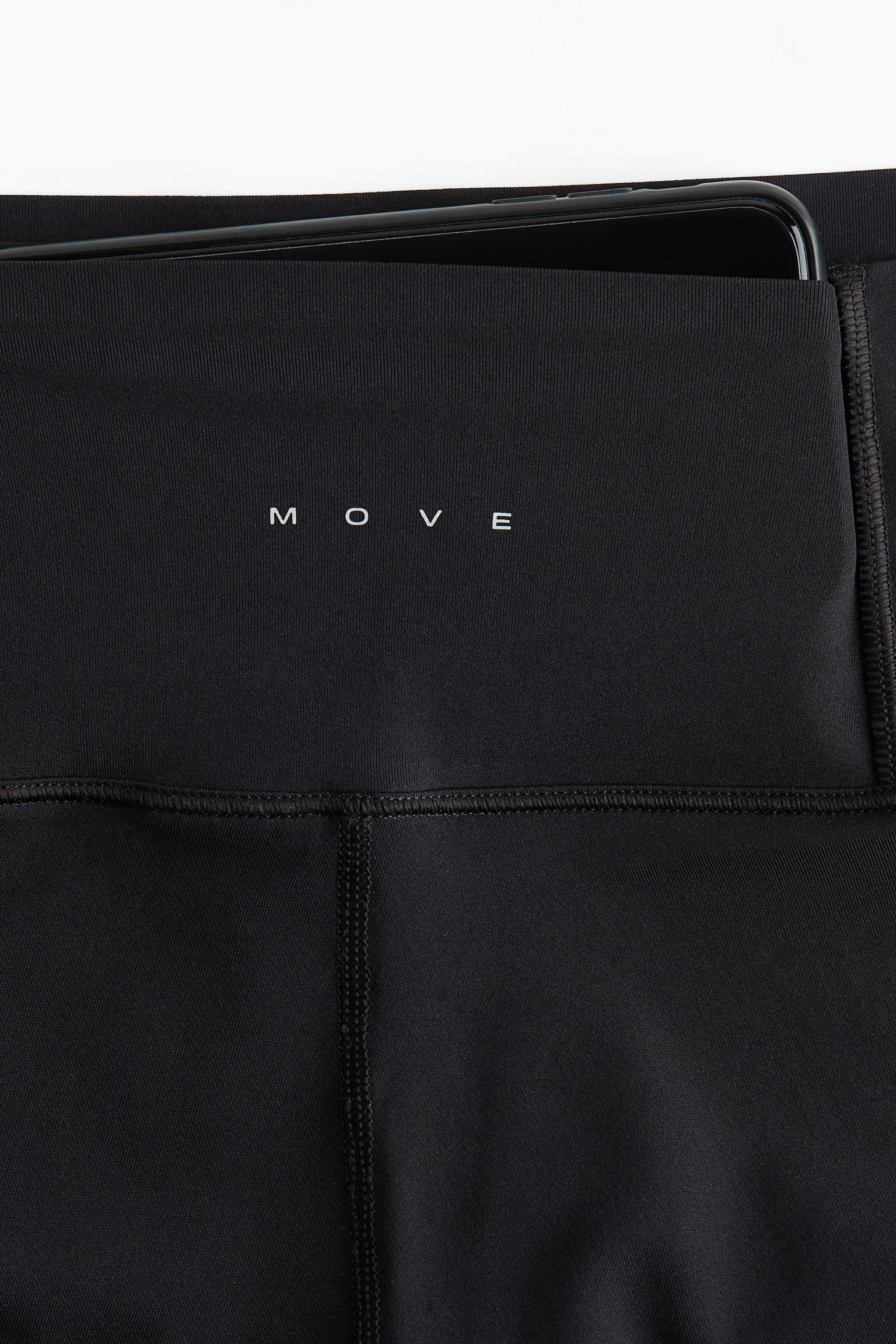 Женские шорты H&M Running Bike Shorts with ShapeMove™, цвет: Чёрный — фото 5