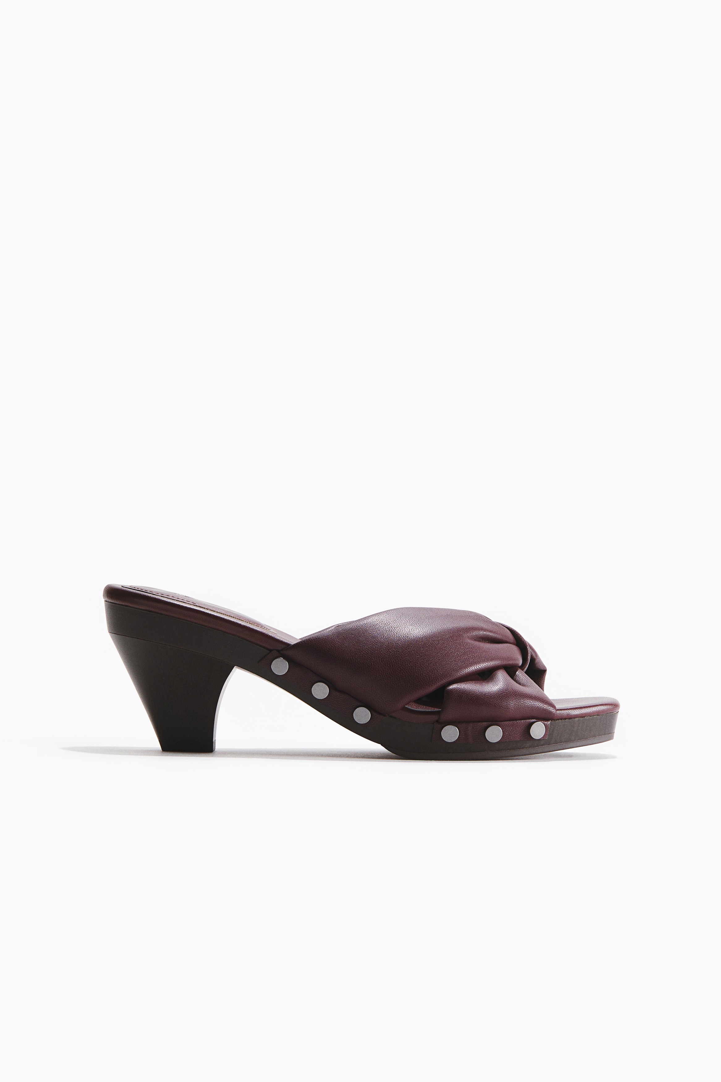 Heeled Clog-Look Sandals from H&M - $59.99
