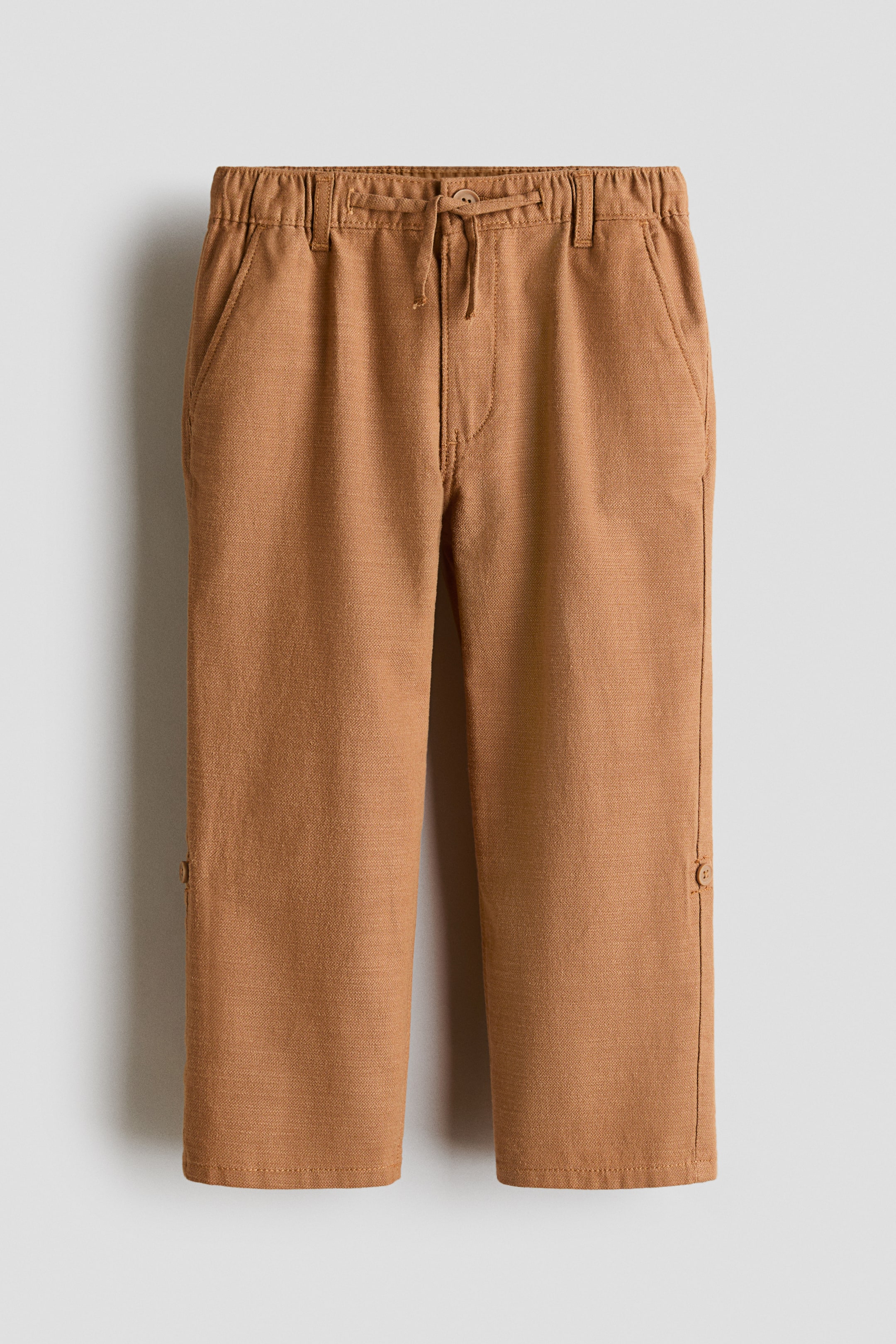 Детские брюки H&M Cotton Roll-Up Pants — фото 4