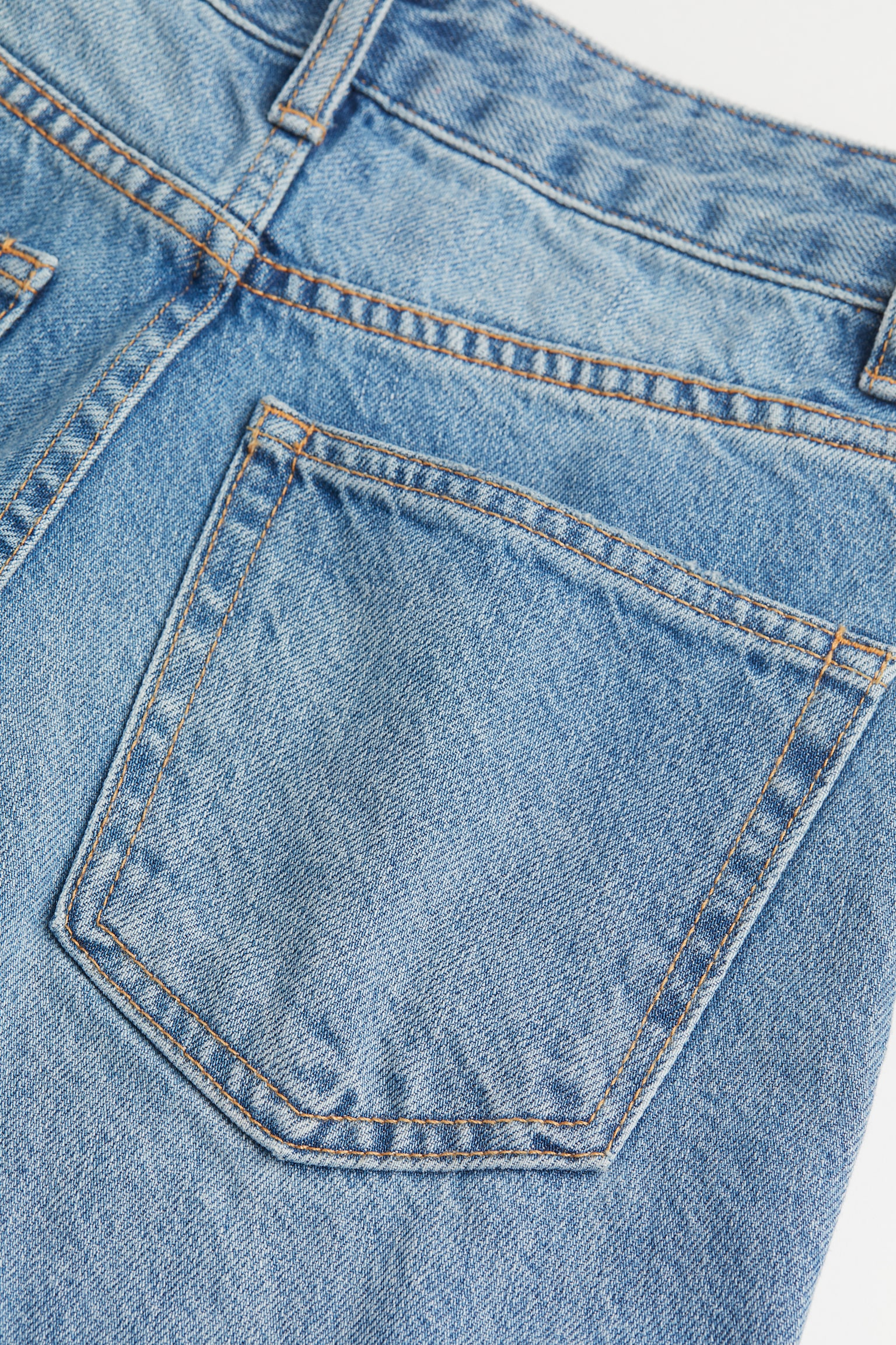 Flared High Ankle Jeans - Světlý denim blue - 2