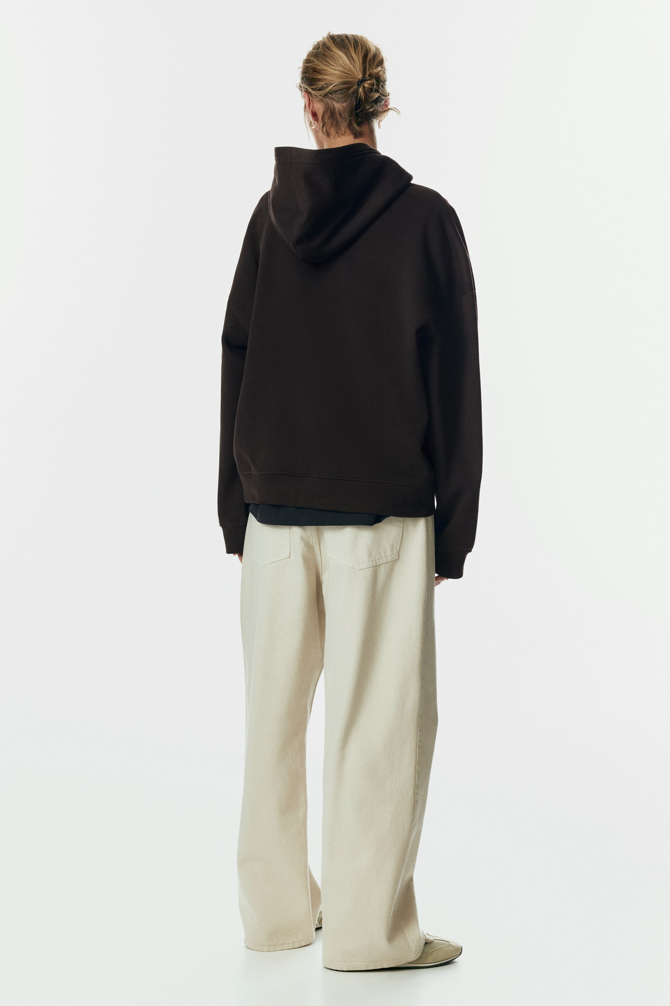 View larger image: Hoodie - Dark brown - Ladies | H&M US 4